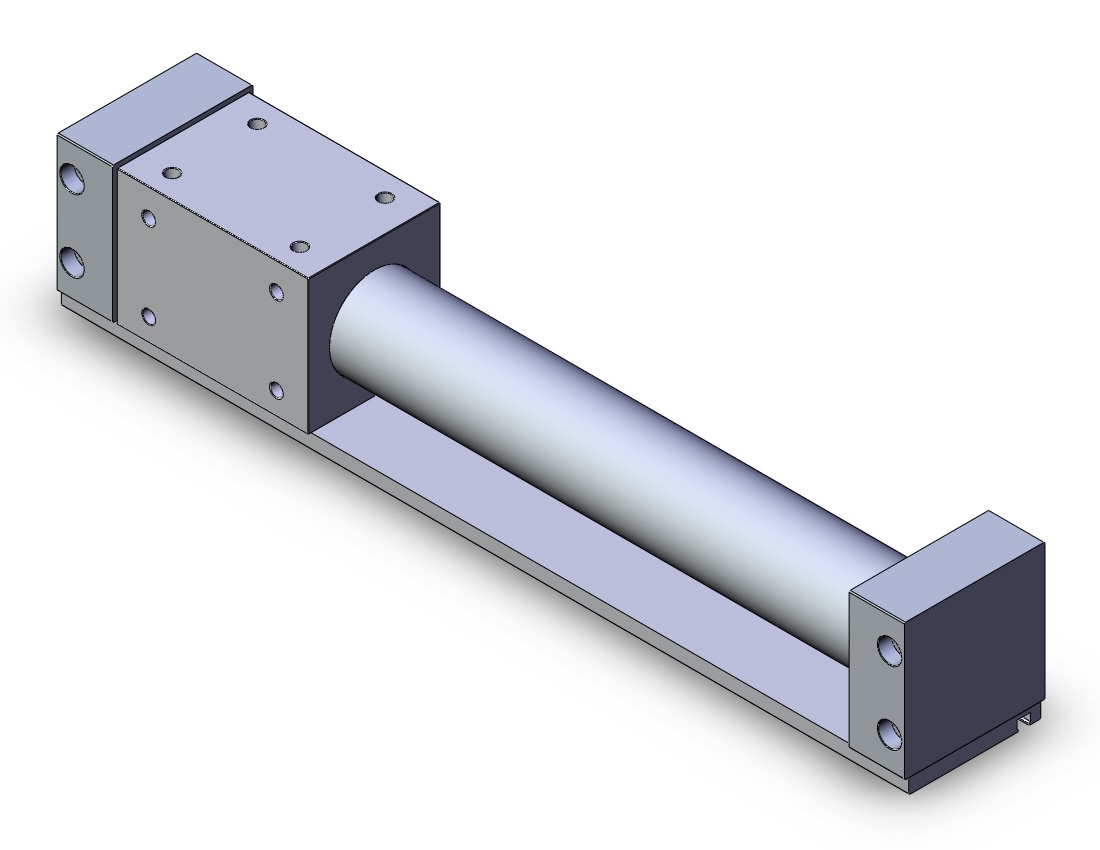 SMC CY3RG40-250-Y59BL cylinder, CY3R MAGNETICALLY COUPLED CYL