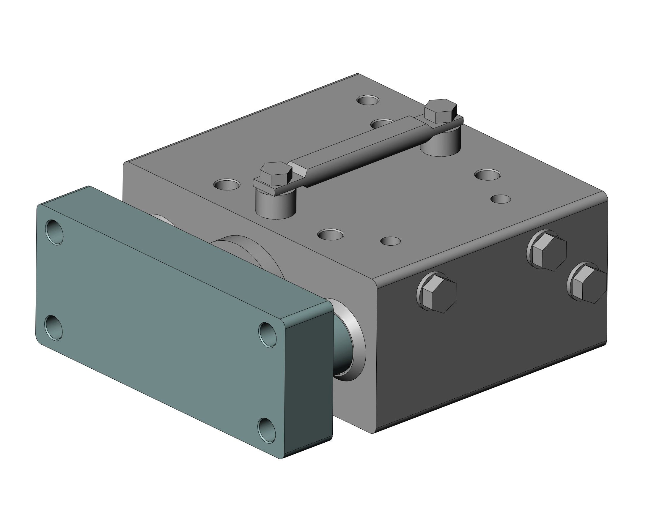 SMC HYDG25H-20F cyl guided hygienic sw capable, GUIDED HYGIENIC CYL