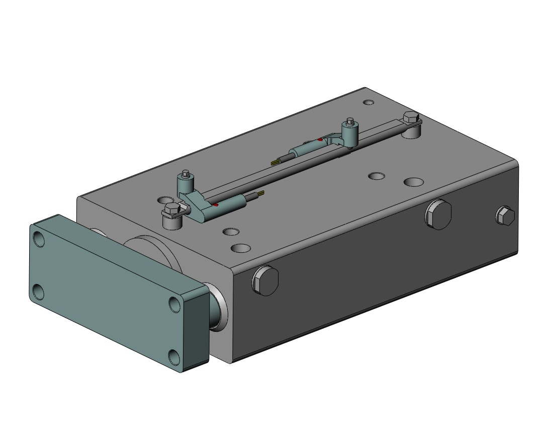 SMC HYDG40TNR-100-F6BZ cyl guided hygienic sw capable, GUIDED HYGIENIC CYL