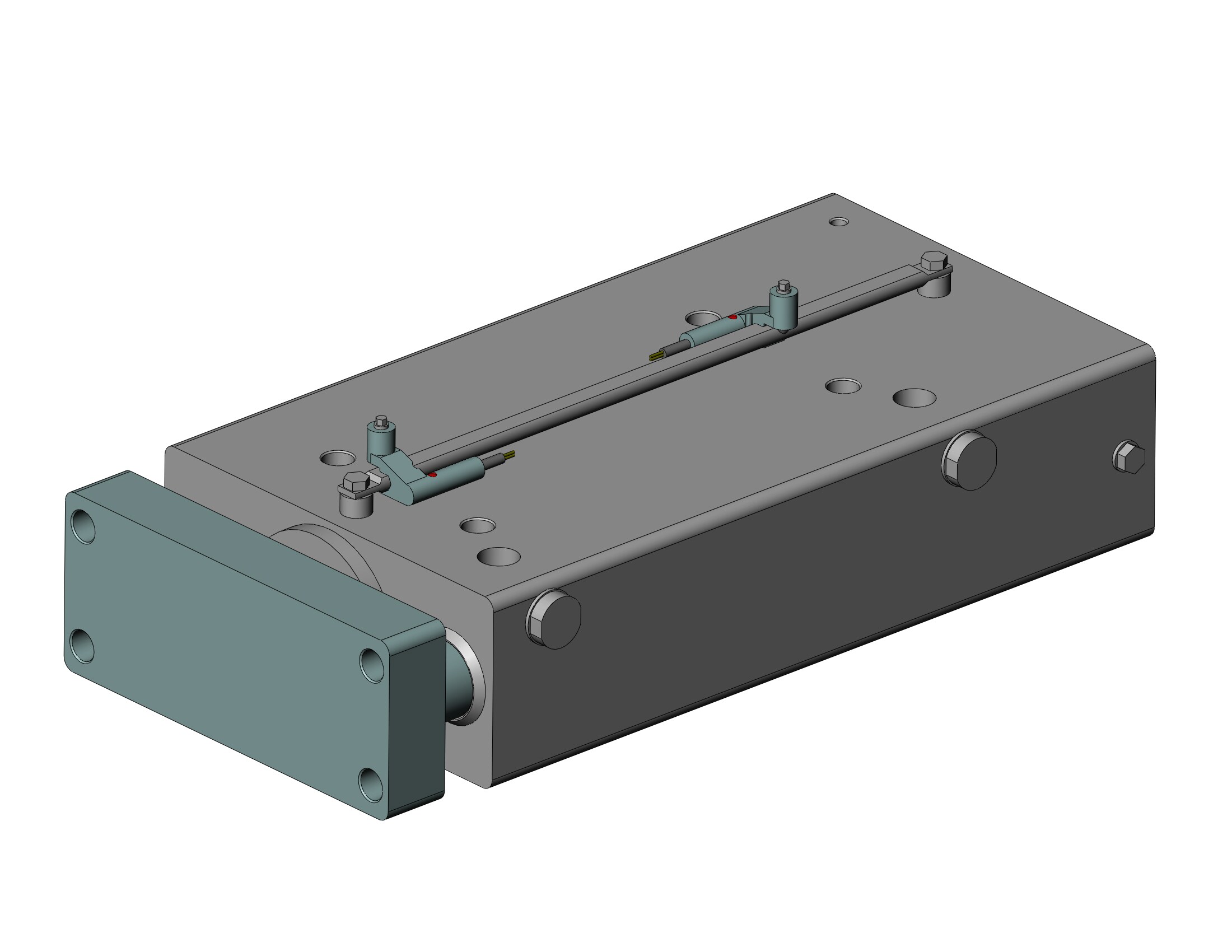 SMC HYDG50R-150F-F6P cylinder, GUIDED HYGIENIC CYL