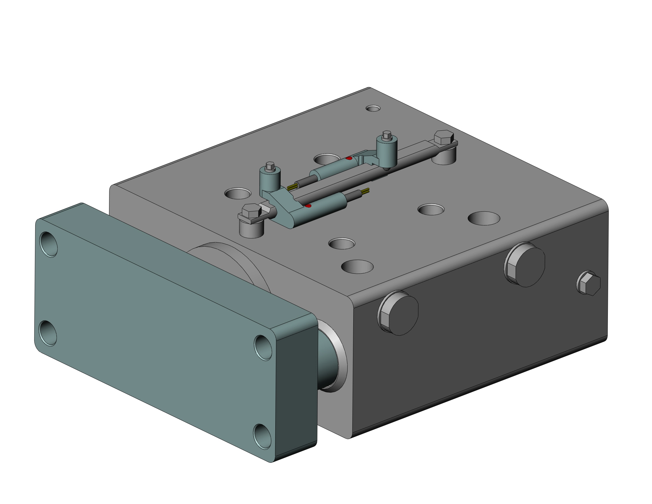 SMC HYDG50R-50F-F6PSAPC cylinder, GUIDED HYGIENIC CYL