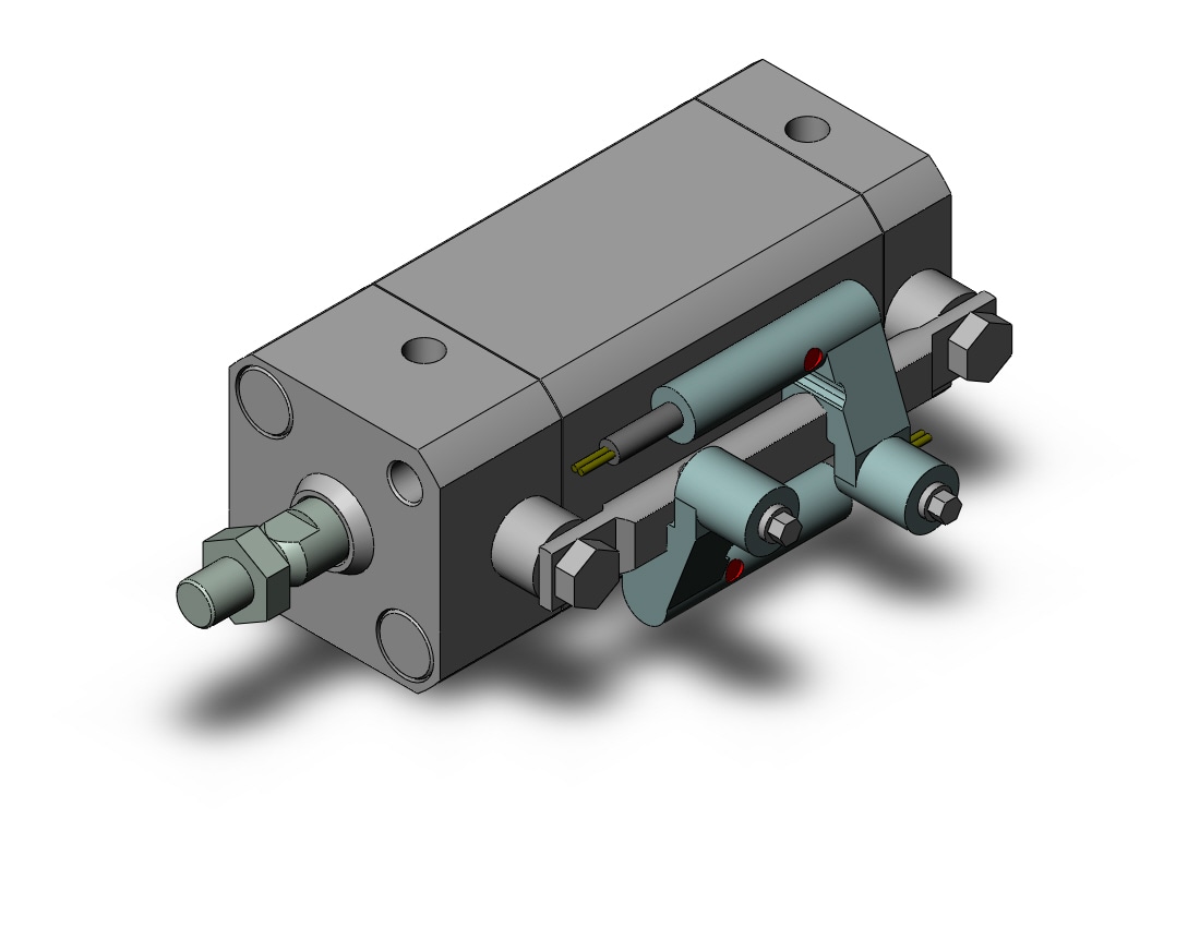 SMC HYDQB20R-20FM-F6PL compact cylinder, hygienic, HYGIENIC ACTUATOR