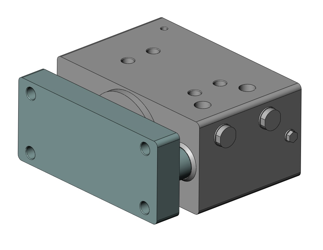 SMC HYG63TFH-25 cylinder, GUIDED HYGIENIC CYL