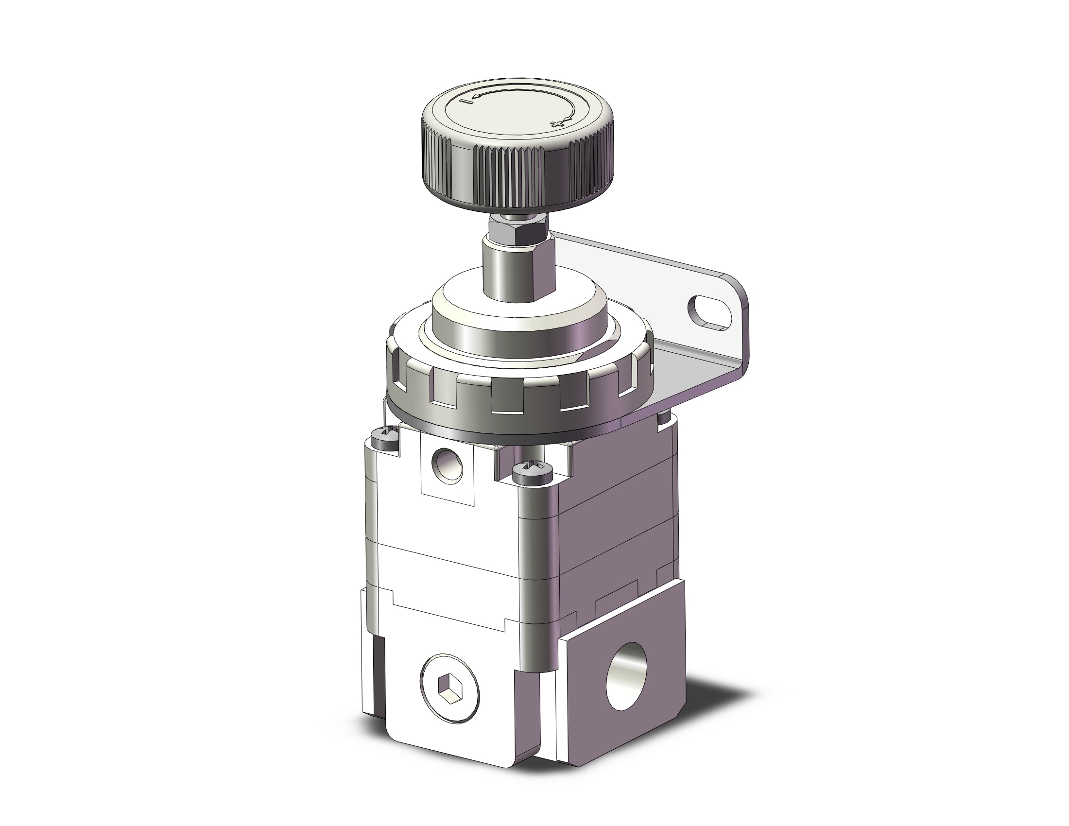 SMC IR1010-01B-R-A precision regulator, PERCISION REGULATOR