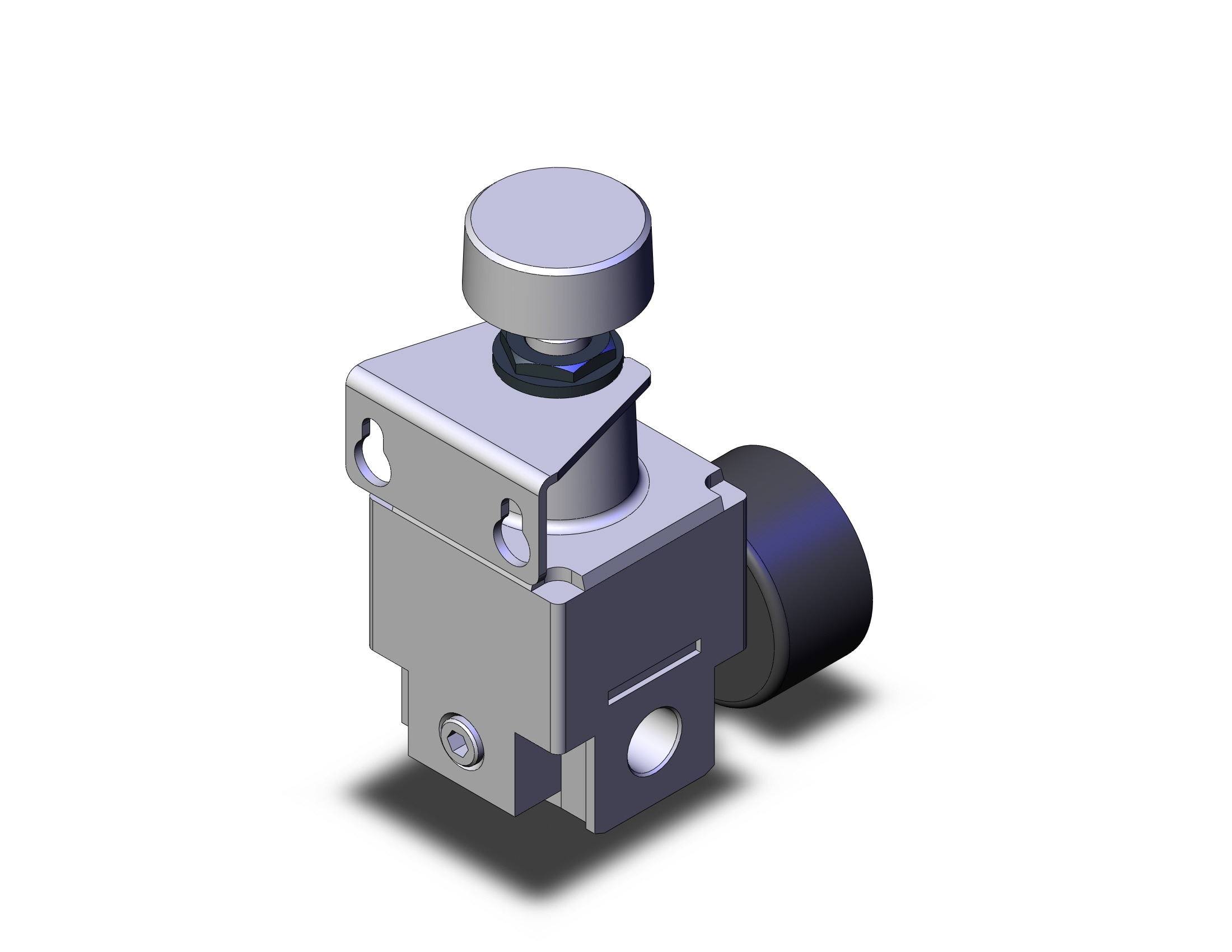 SMC IR2000-F02BG-R regulator, precision modular, IR PRECISION REGULATOR