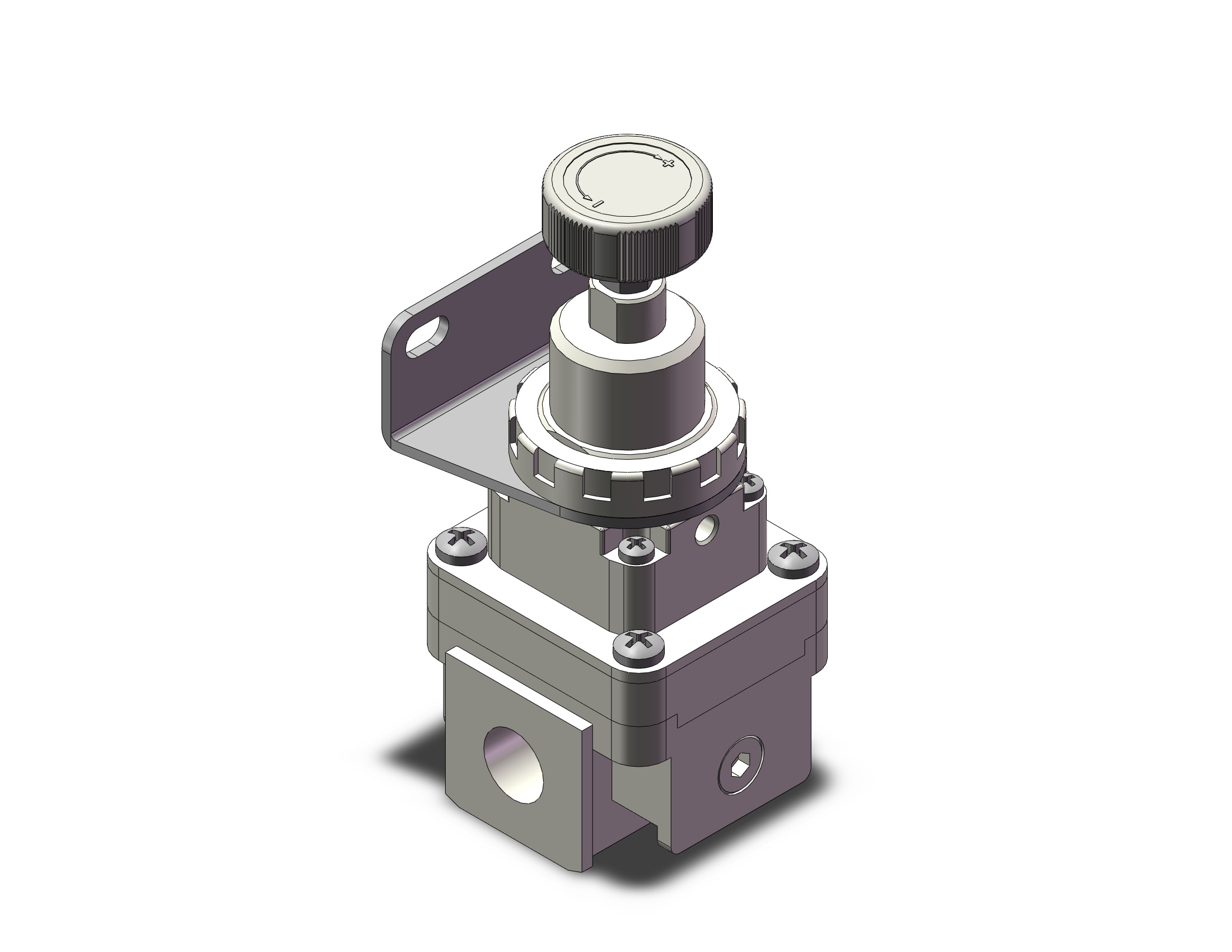 SMC IR2200-F02B-A zero bleed precision regulator, REGULATOR, PRECISION