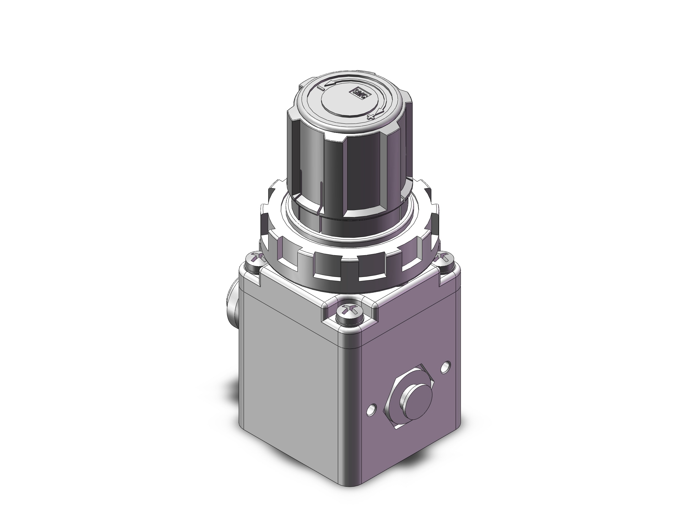 SMC IRV10A-N07 vacuum regulator, single side, IRV VACUUM REGULATOR