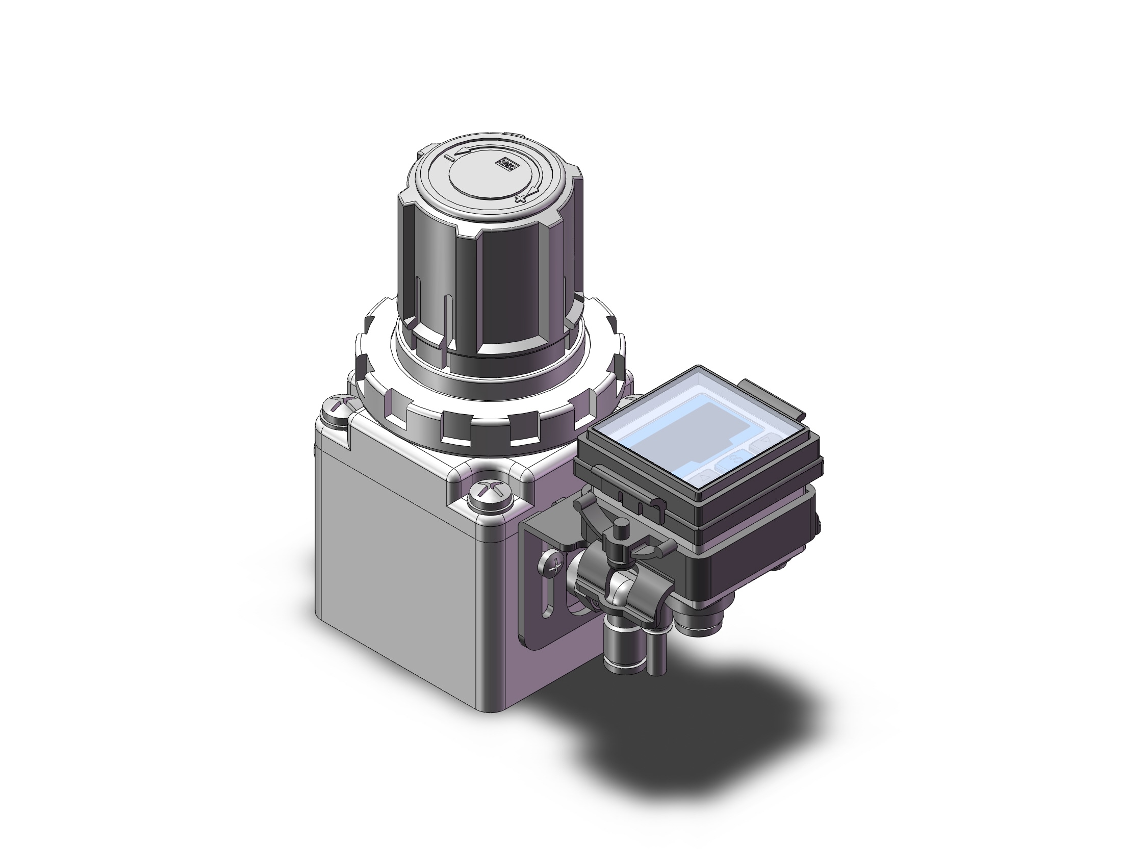 SMC IRV20A-C08ZN-X1 vacuum regulator, single side, IRV VACUUM REGULATOR