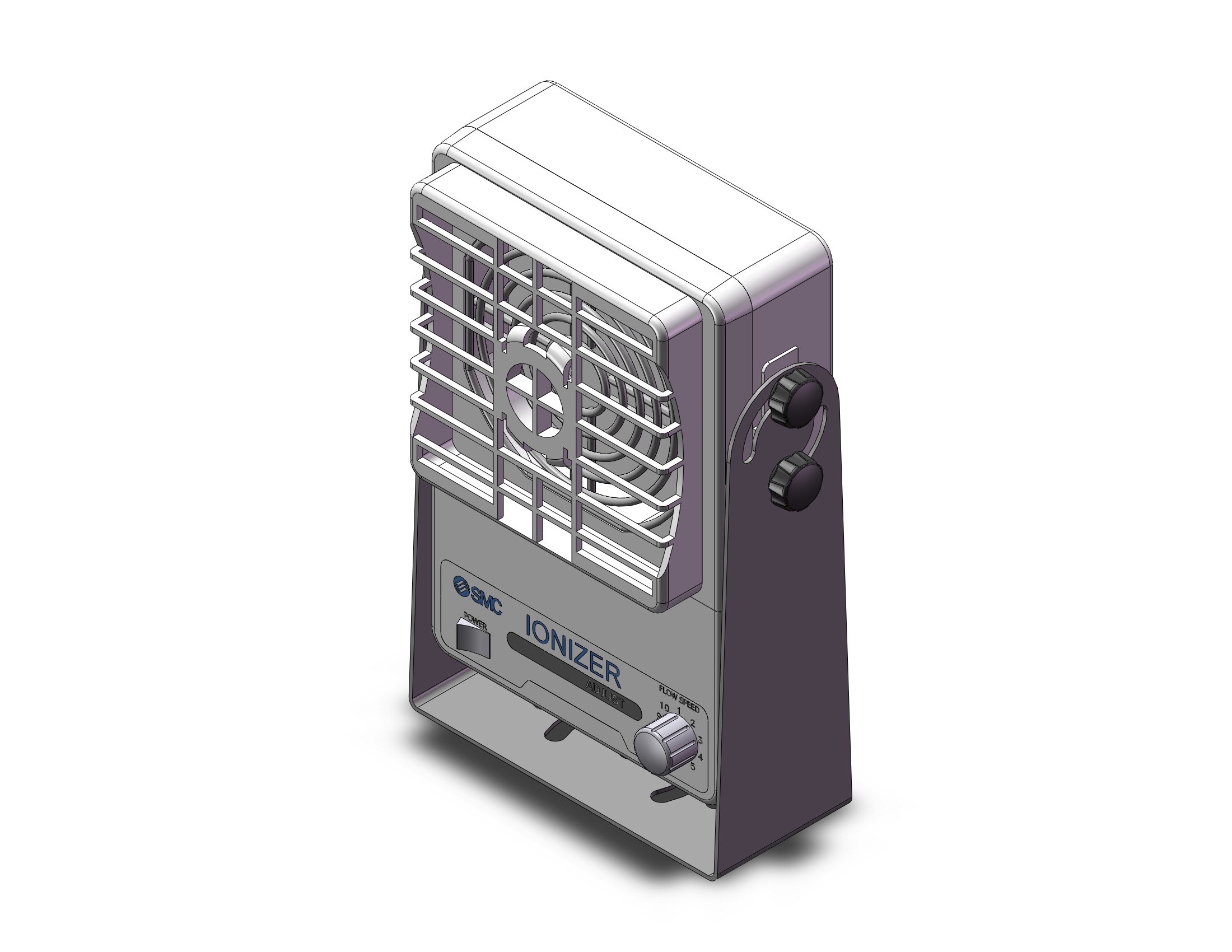 SMC IZF21-P-BW fan type ionizer, IZS/IZF IONIZER