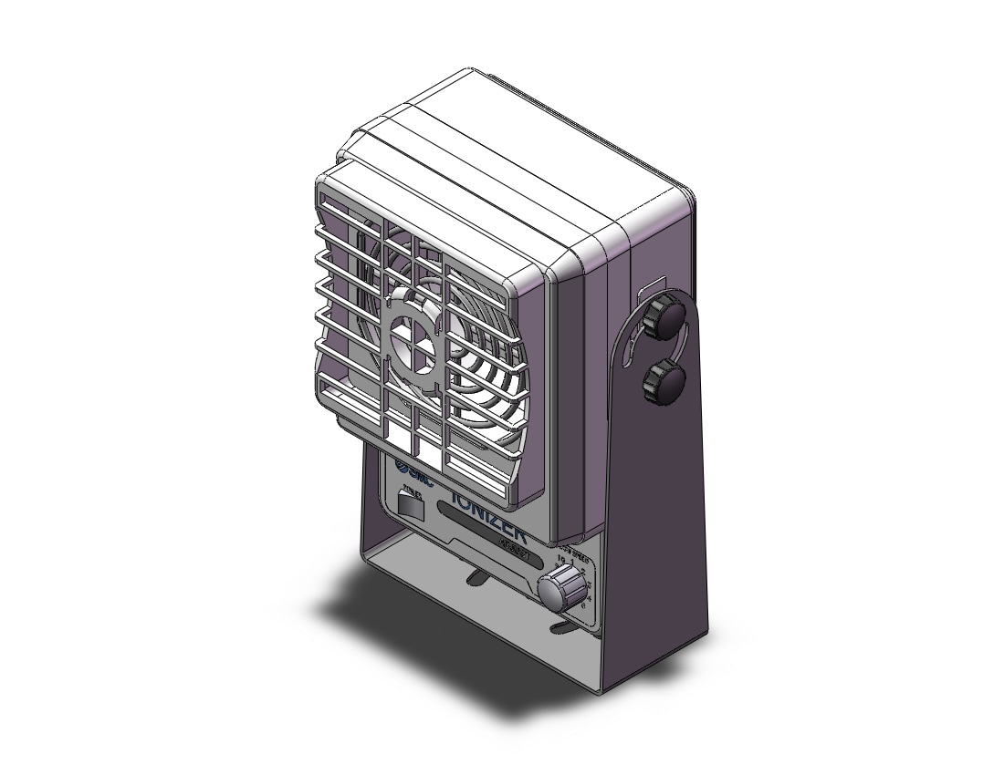 SMC IZF21-P-QBYU fan type ionizer, IZS/IZF IONIZER