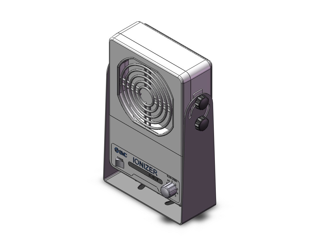 SMC IZF21-RBU fan type ionizer (1.8 cubic meters/min), IONIZER, FAN TYPE