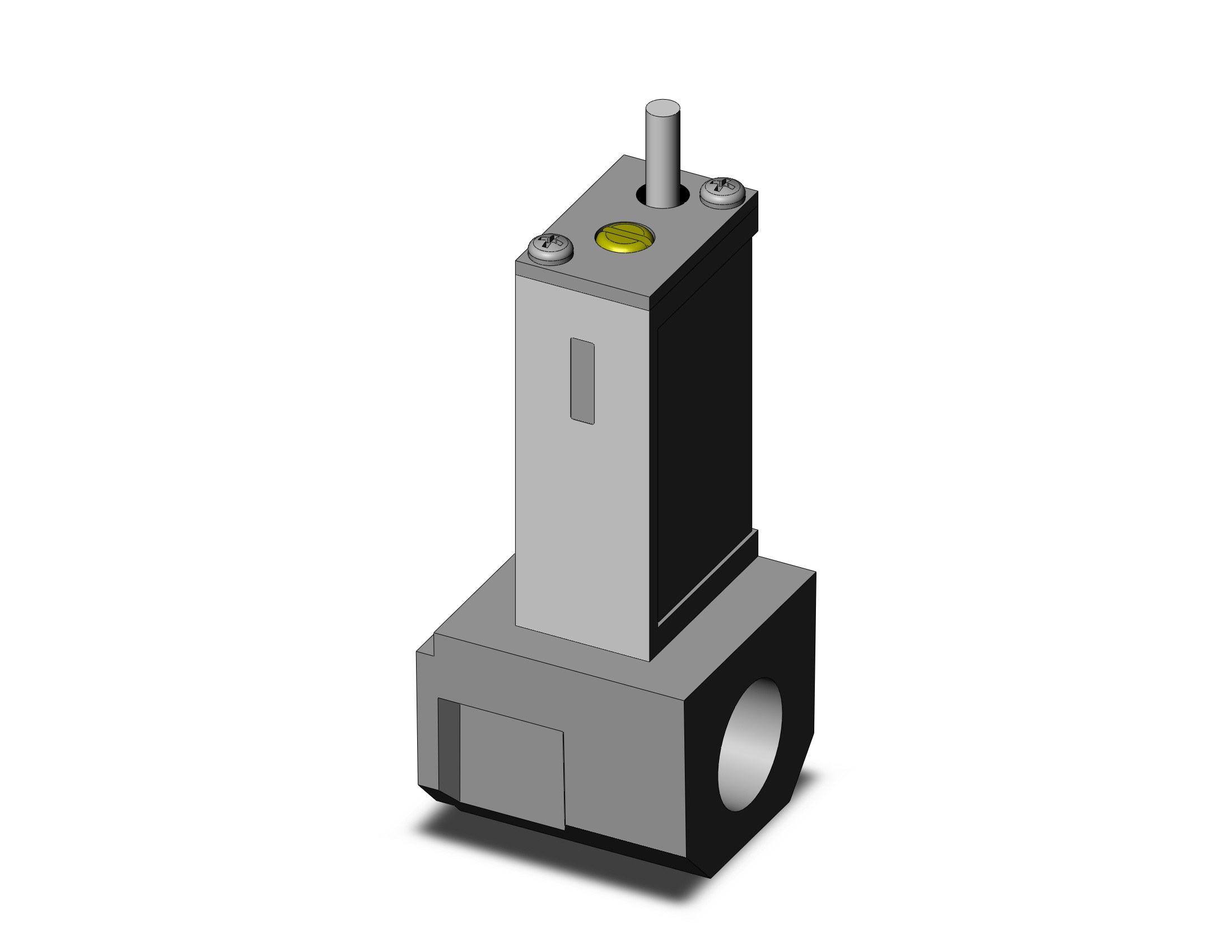 SMC IS10E-20N02-6P-A press switch w/ piping adapter, IS/NIS PRESSURE SW FOR FRL