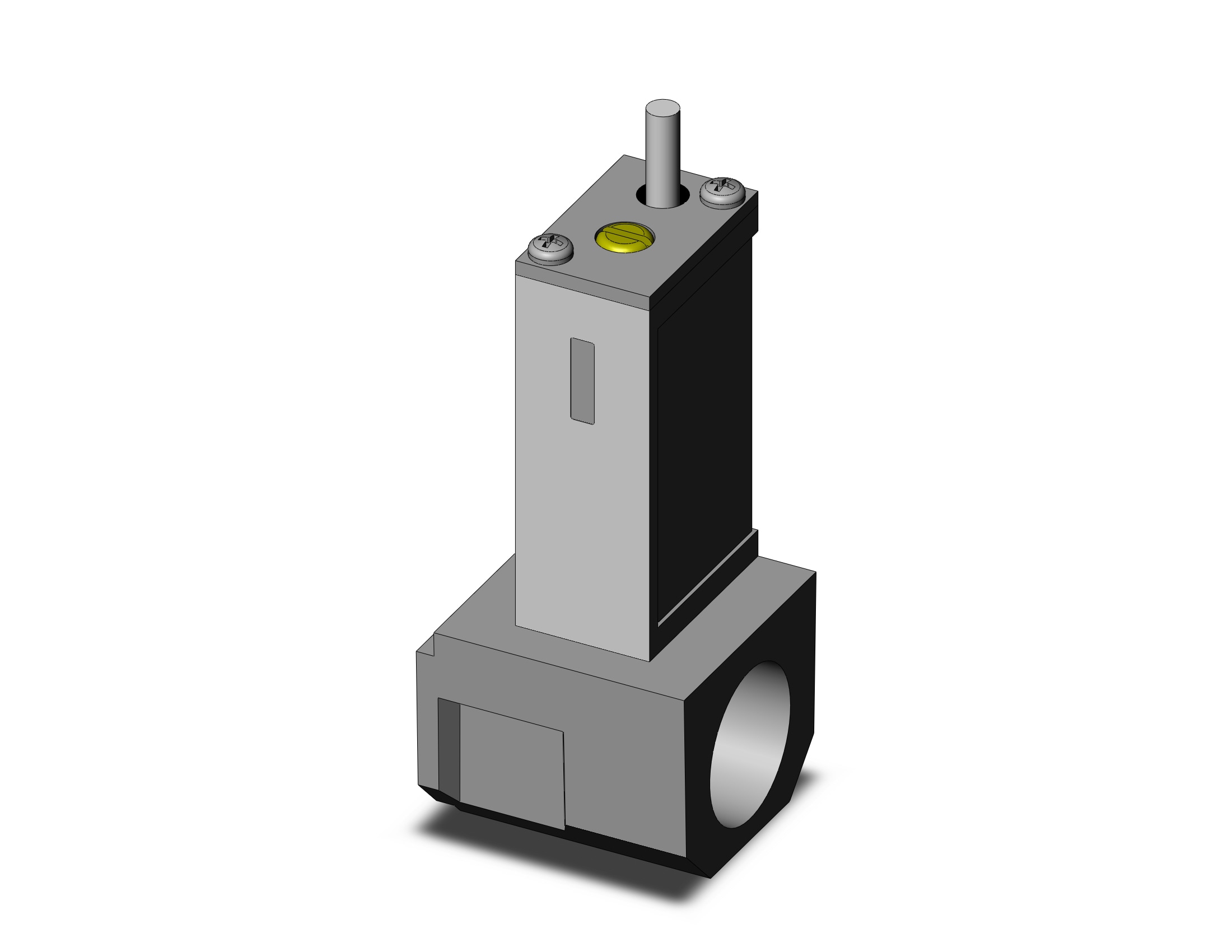 SMC IS10E-20N03-LP-A press switch w/ piping adapter, IS/NIS PRESSURE SW FOR FRL