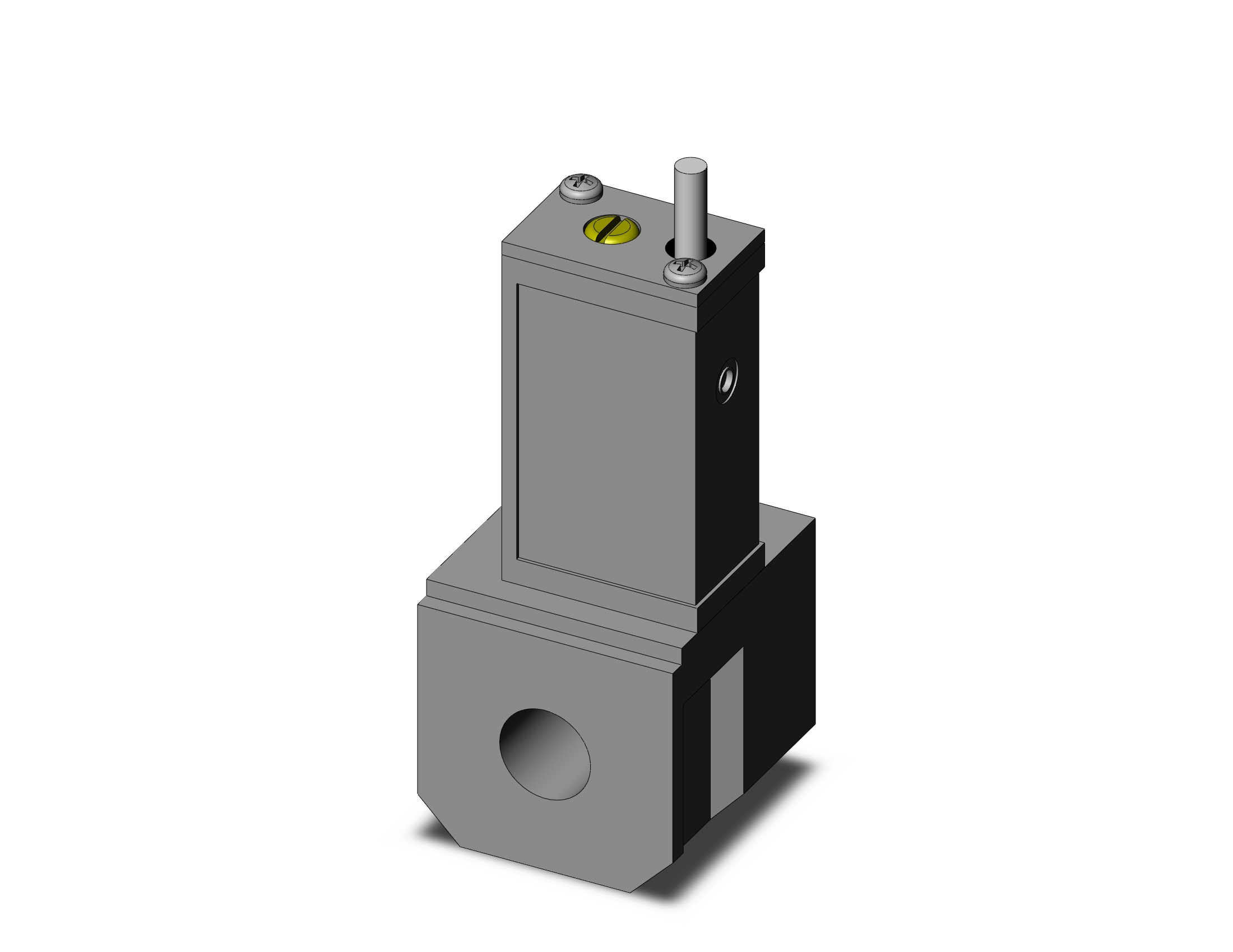 SMC IS10E-3002-LR-A pressure switch w/piping adapter, PRESSURE SWITCH, IS ISG