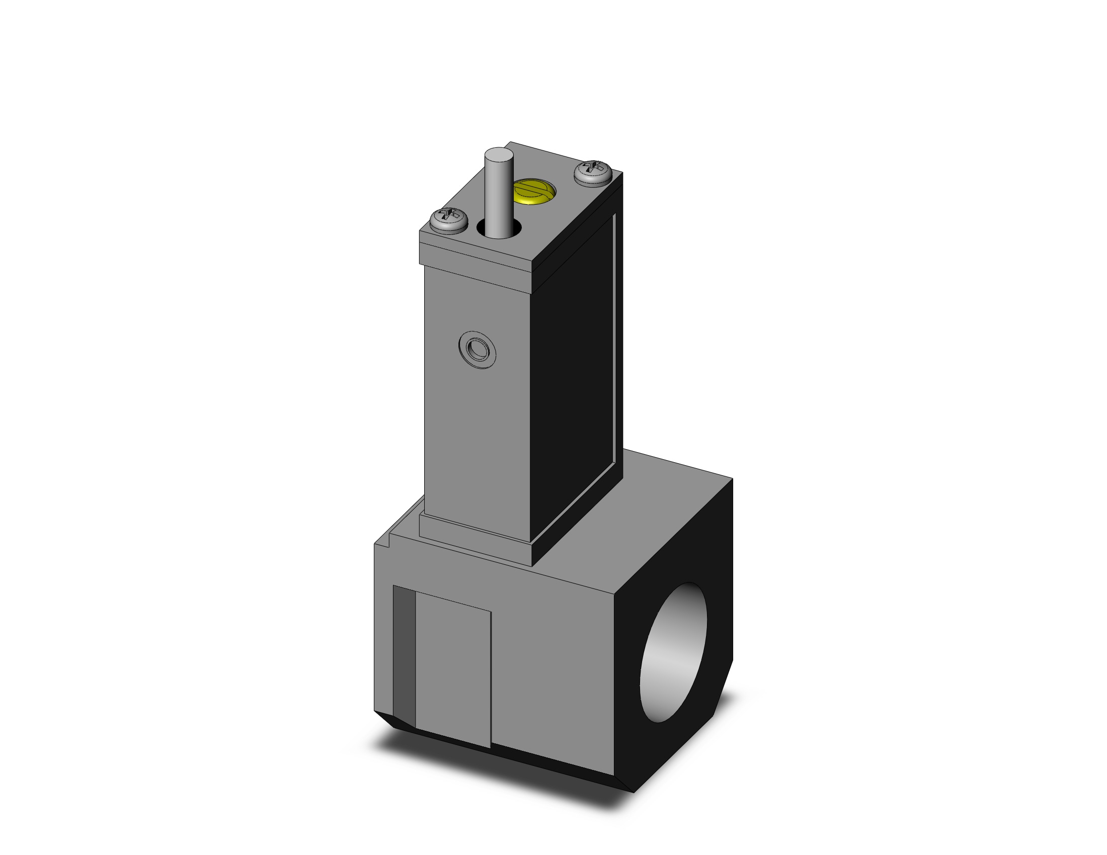 SMC IS10E-30N03-6LPR-A press switch w/ piping adapter, IS/NIS PRESSURE SW FOR FRL