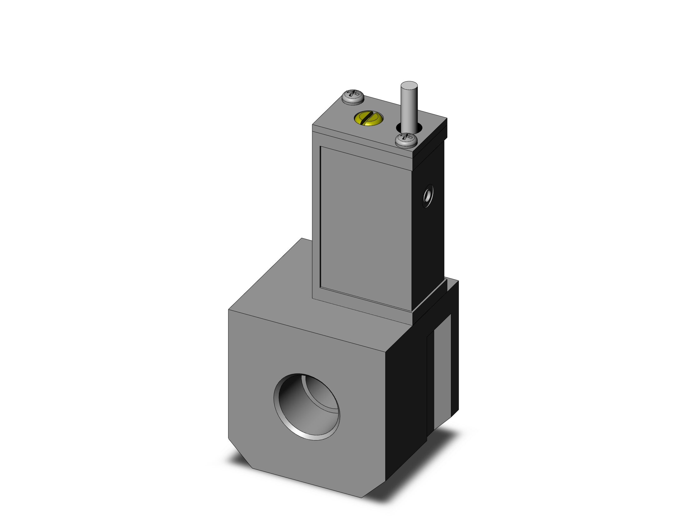 SMC IS10E-40N02-6Z-A pressure switch w/piping adapter, PRESSURE SWITCH, IS ISG