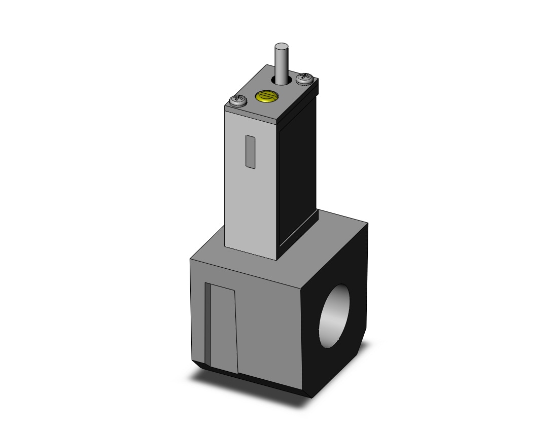 SMC IS10E-40N03-LP-A press switch w/ piping adapter, IS/NIS PRESSURE SW FOR FRL