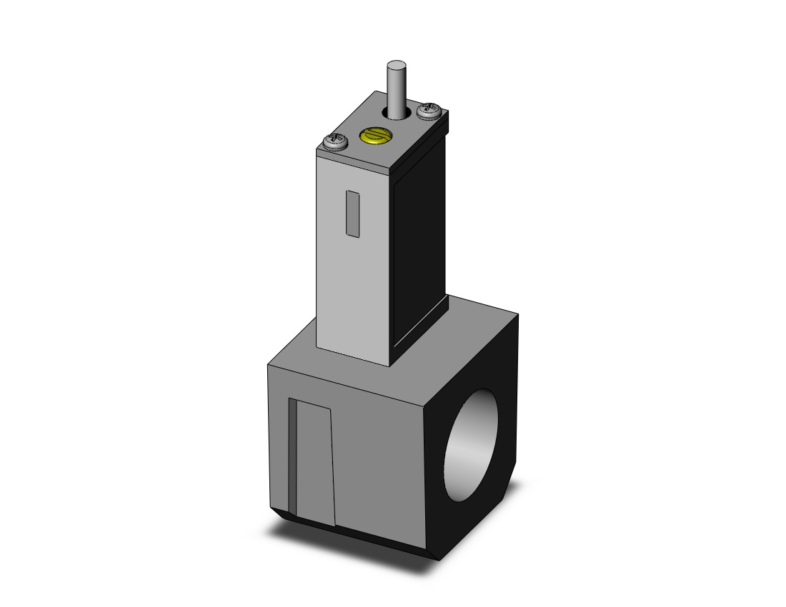 SMC IS10E-40N04-6P-A press switch w/ piping adapter, IS/NIS PRESSURE SW FOR FRL