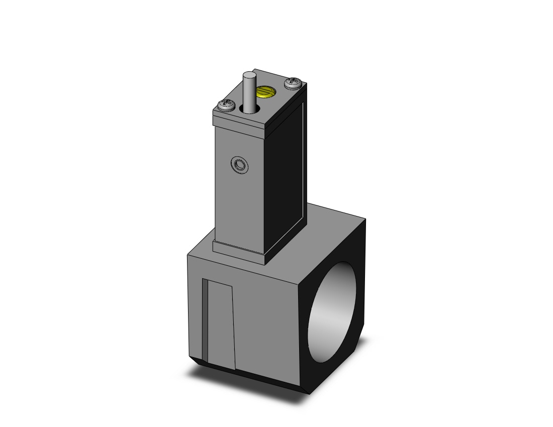 SMC IS10E-40N06-6LPR-A press switch w/ piping adapter, IS/NIS PRESSURE SW FOR FRL