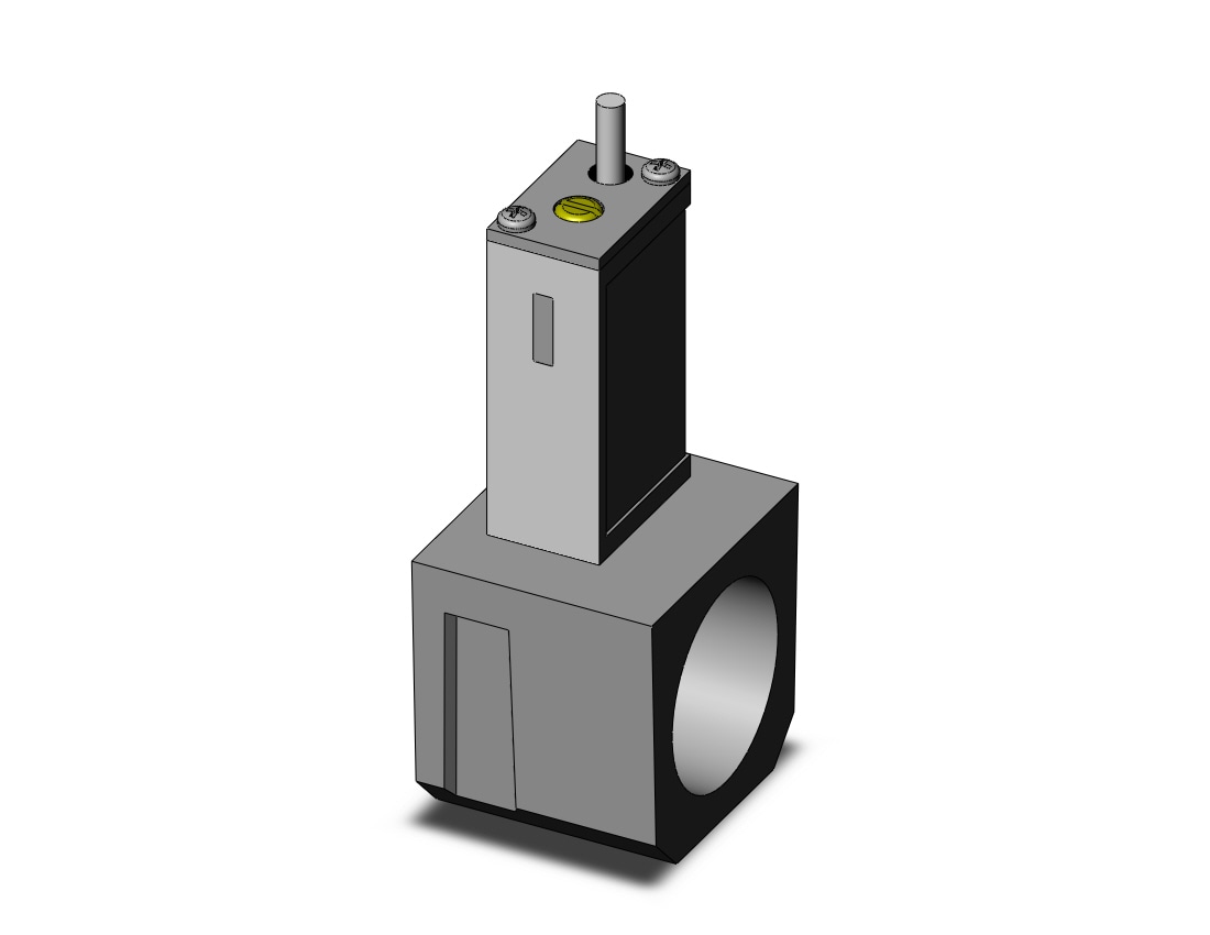 SMC IS10E-40N06-P-A press switch w/ piping adapter, IS/NIS PRESSURE SW FOR FRL