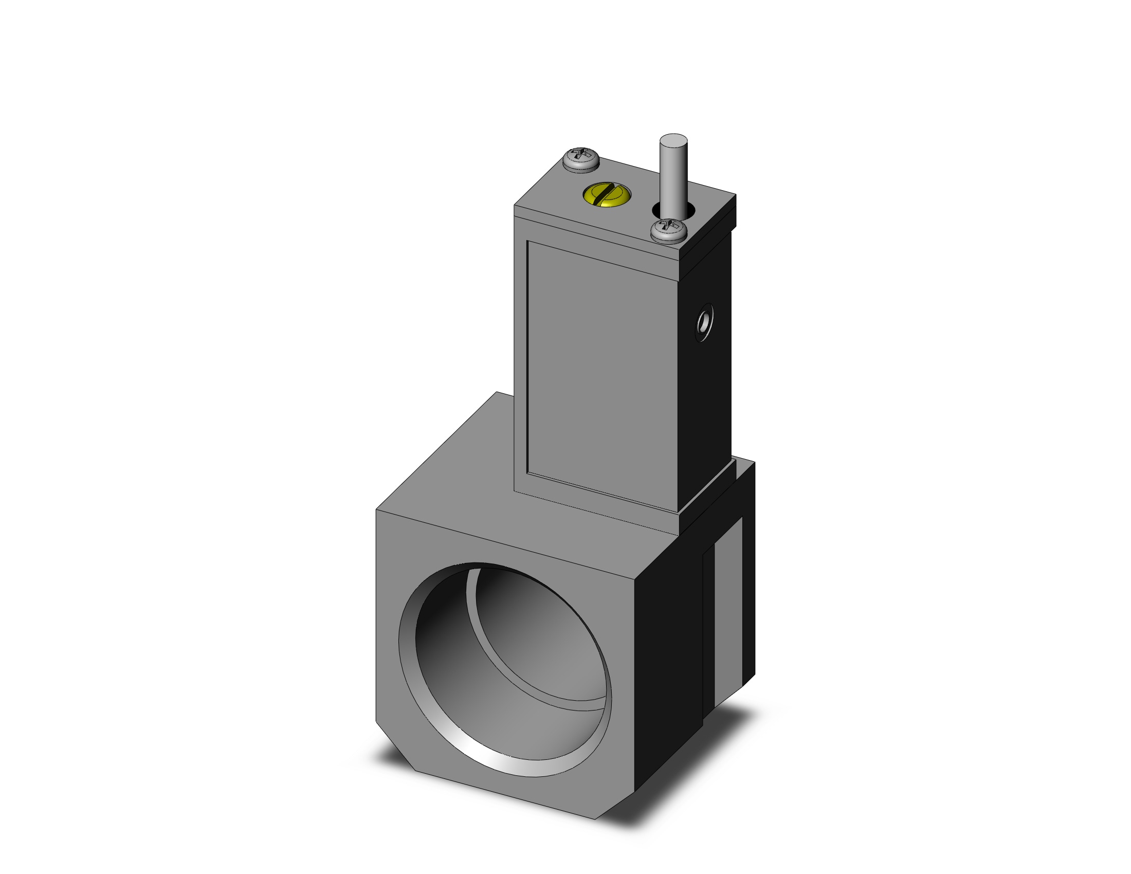 SMC IS10E-40N06-Z-A press switch w/ piping adapter, IS/NIS PRESSURE SW FOR FRL