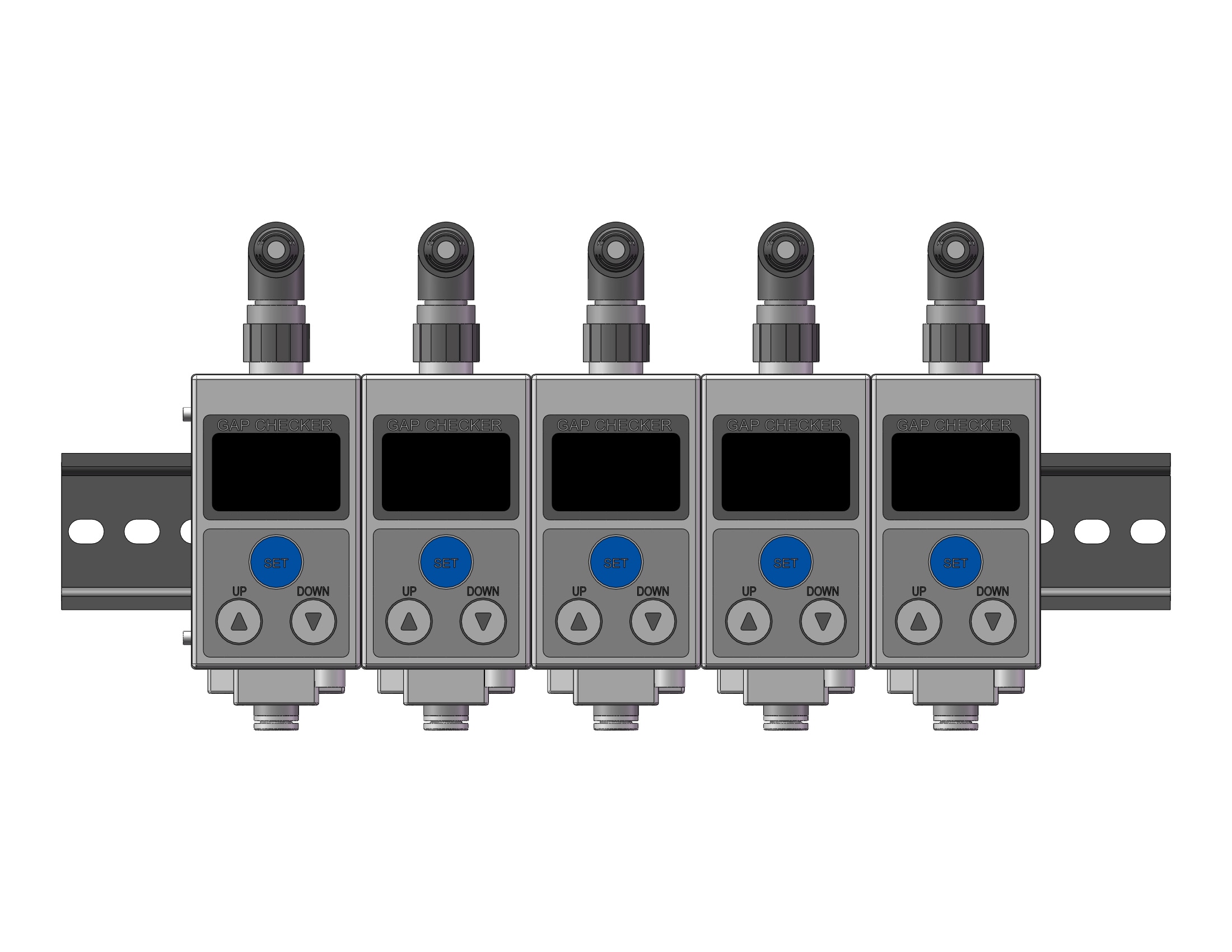 SMC ISA3-FCA-5L digital gap checker, AIR CATCH SENSOR, ISA ISA2 ISA3