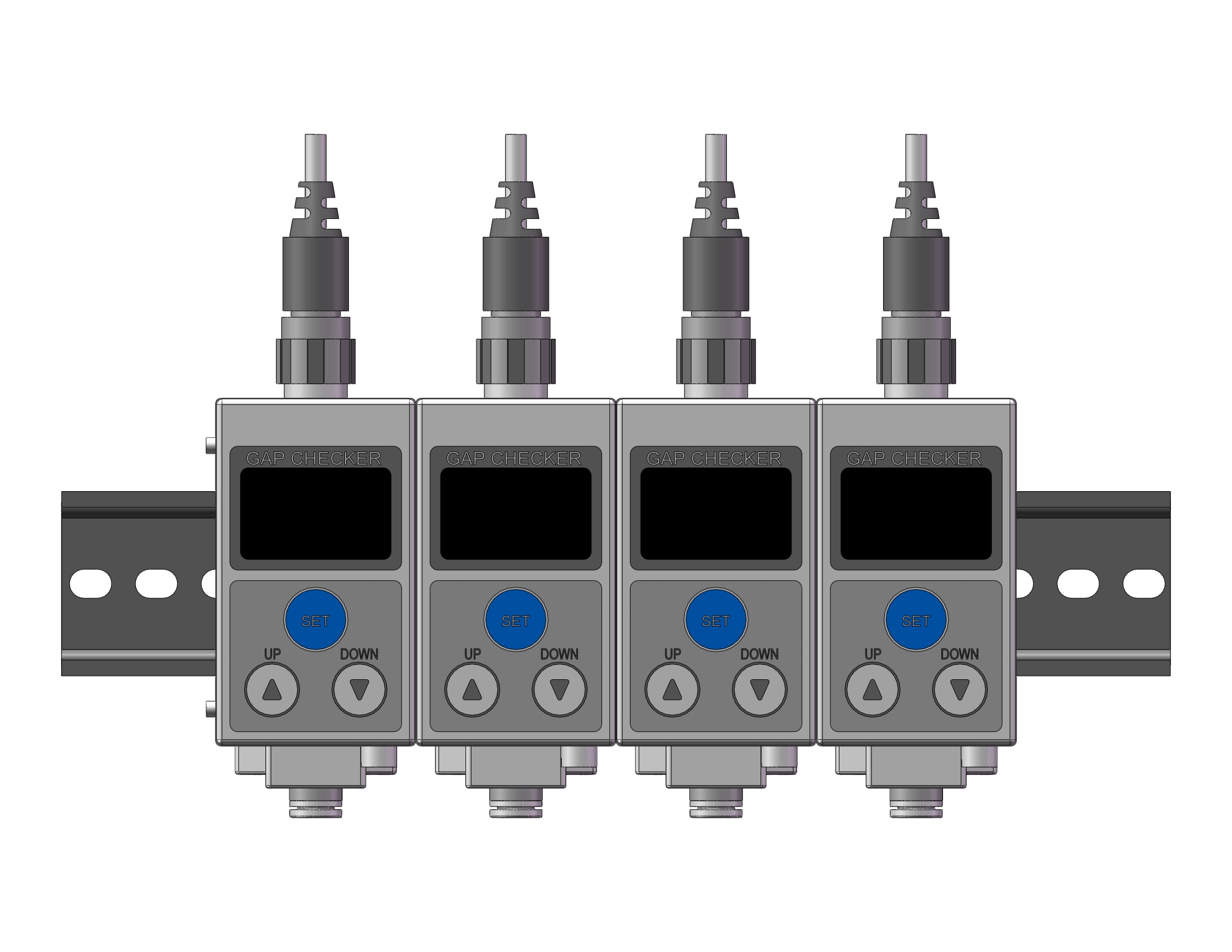 SMC ISA3-FCN-4 digital gap checker, AIR CATCH SENSOR, ISA ISA2 ISA3