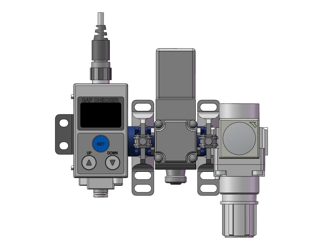 SMC ISA3-GCP-1B-R2 digital gap checker, AIR CATCH SENSOR, ISA ISA2 ISA3