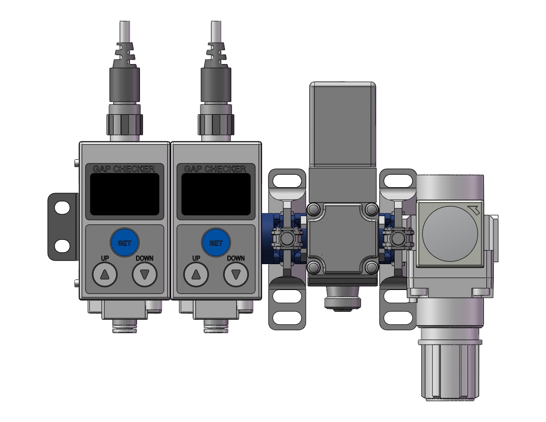 SMC ISA3-GCP-2B-R2 digital gap checker, AIR CATCH SENSOR, ISA ISA2 ISA3