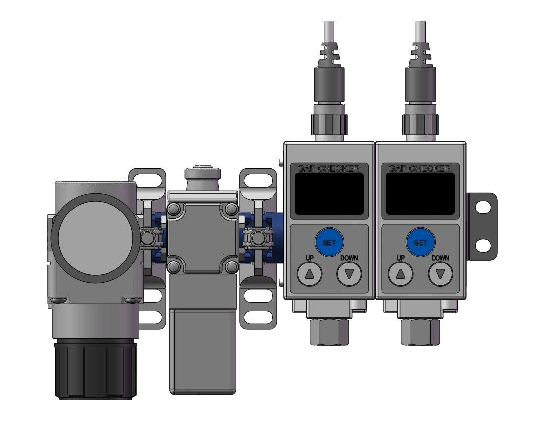 SMC ISA3-GFP-2B-L2 digital gap checker, AIR CATCH SENSOR, ISA ISA2 ISA3