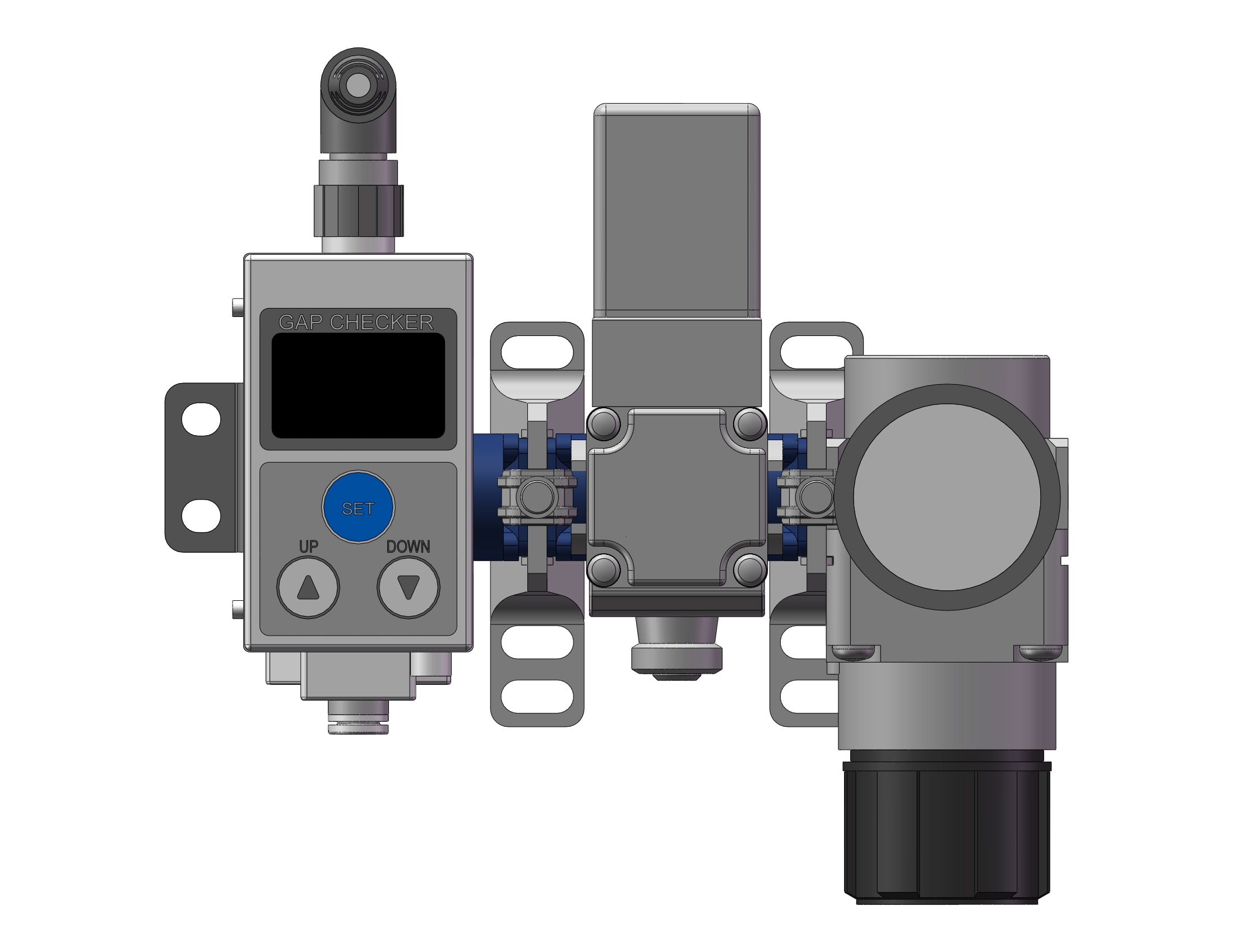 SMC ISA3-HCP-1LB-R1 digital gap checker, AIR CATCH SENSOR, ISA ISA2 ISA3