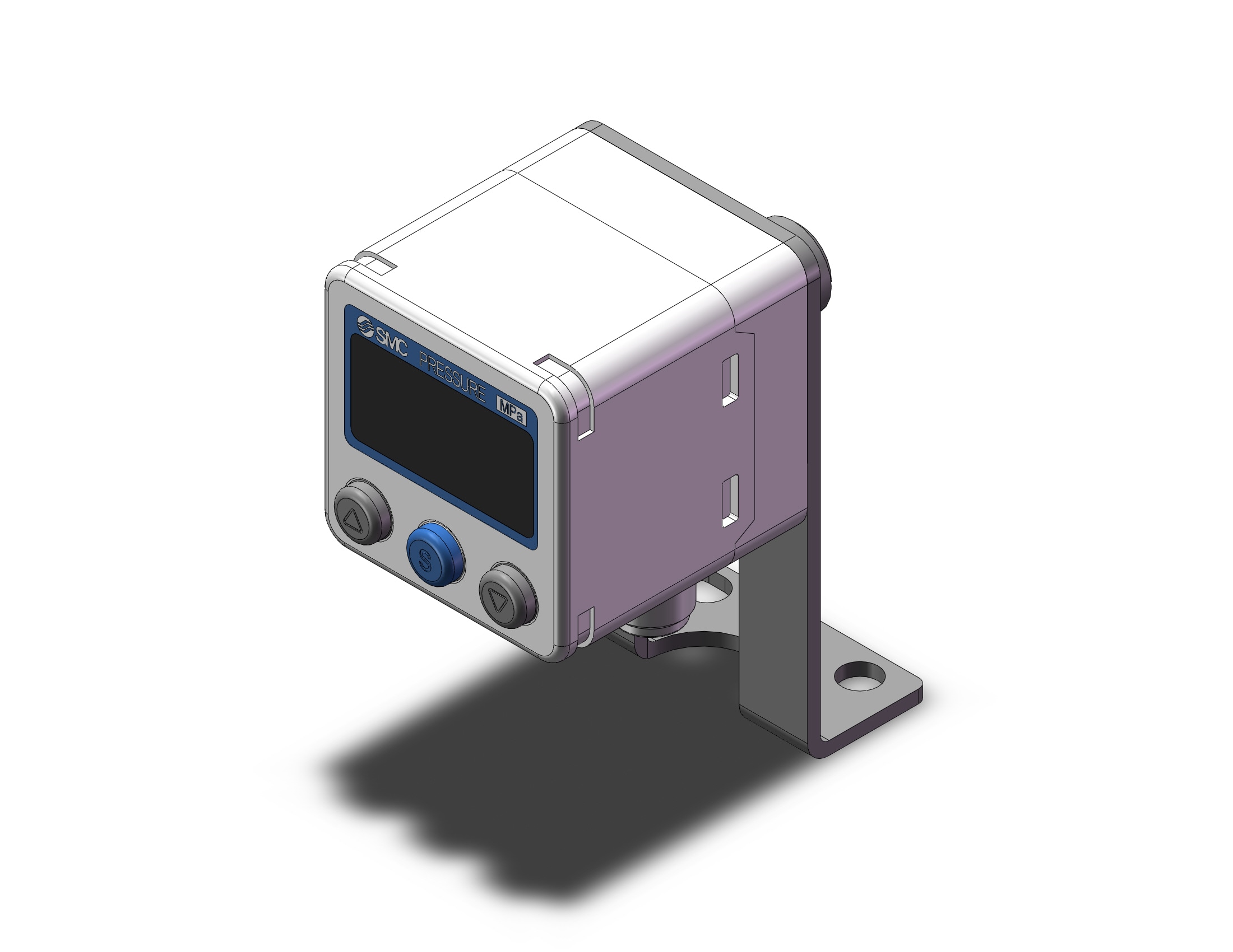 SMC ISE40A-01-N-MLA pressure switch, ISE40/50/60 PRESSURE SWITCH