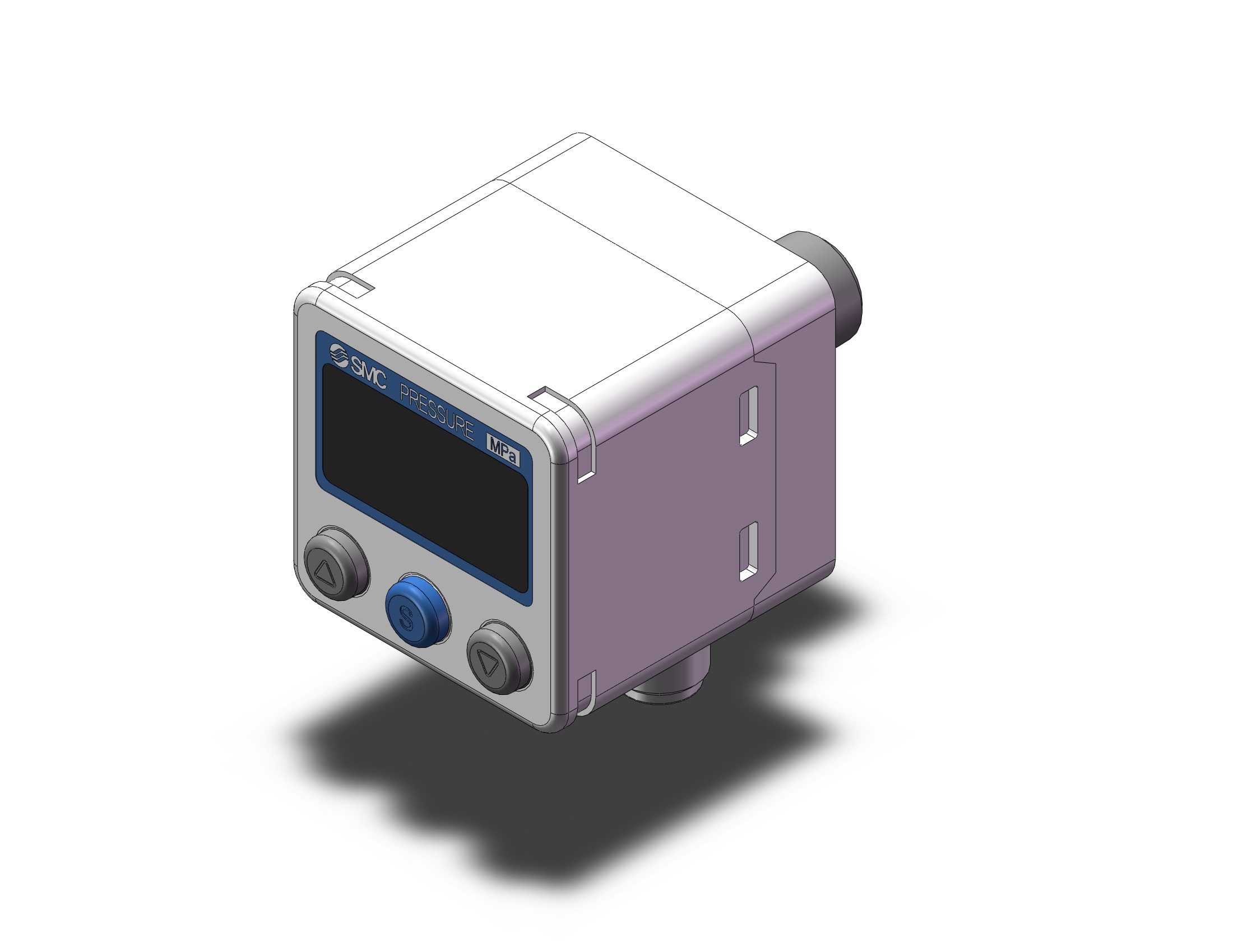 SMC ISE40A-01-P-MLK pressure switch, ISE40/50/60 PRESSURE SWITCH