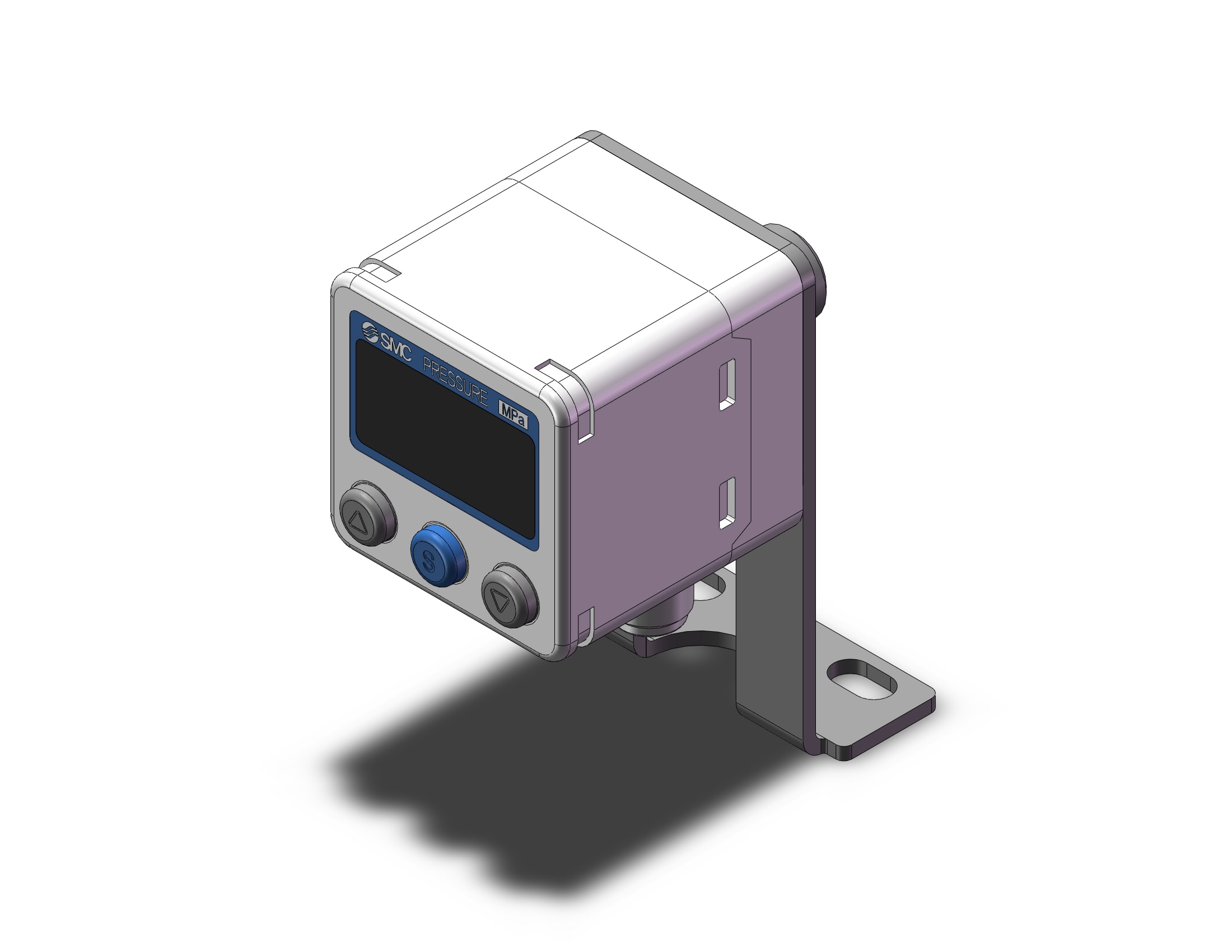 SMC ISE40A-01-P-PLD switch, ISE40/50/60 PRESSURE SWITCH