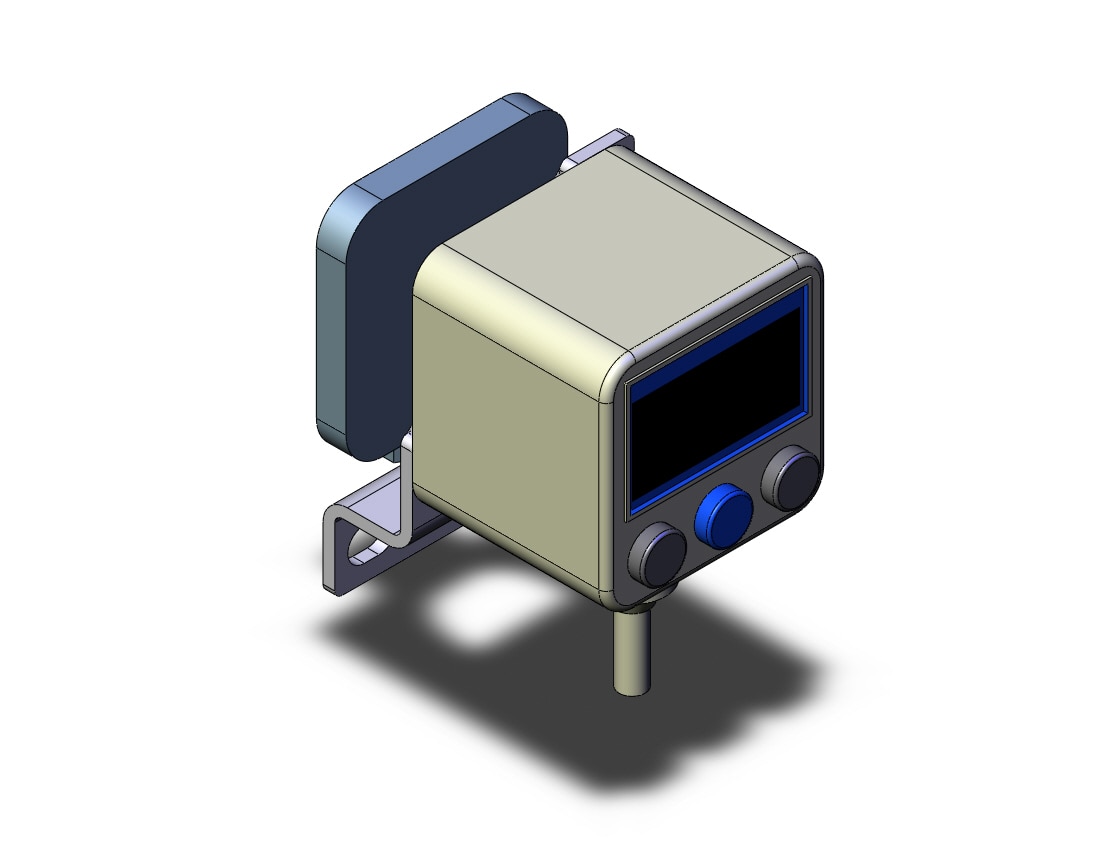 SMC ISE40A-WF1-T-B 2-color hi precision dig pres switch, PRESSURE SWITCH, ISE40, ISE40A