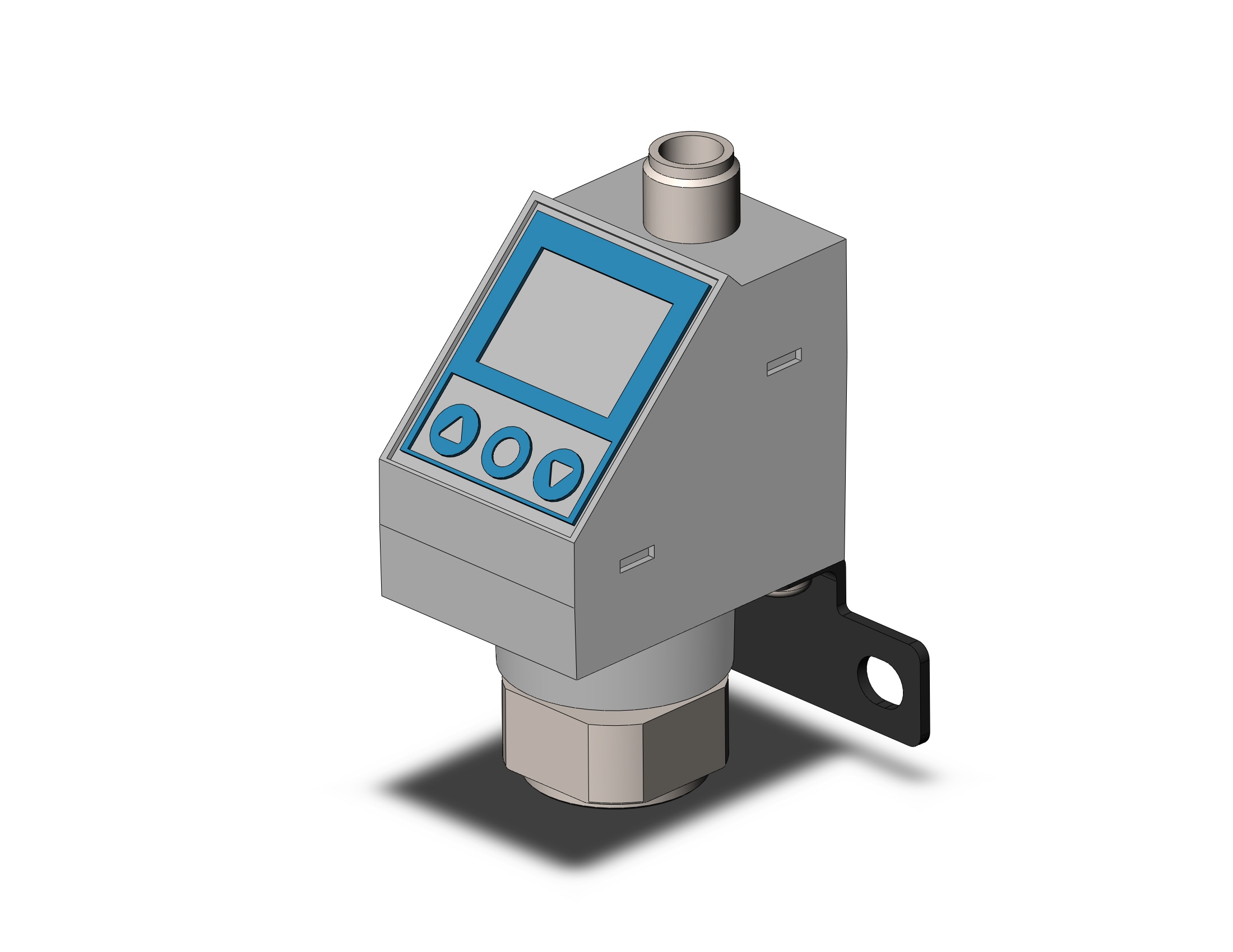 SMC ISE70-N02-L2-AY two color digital pressure switch, PRESSURE SWITCH, ISE50-80