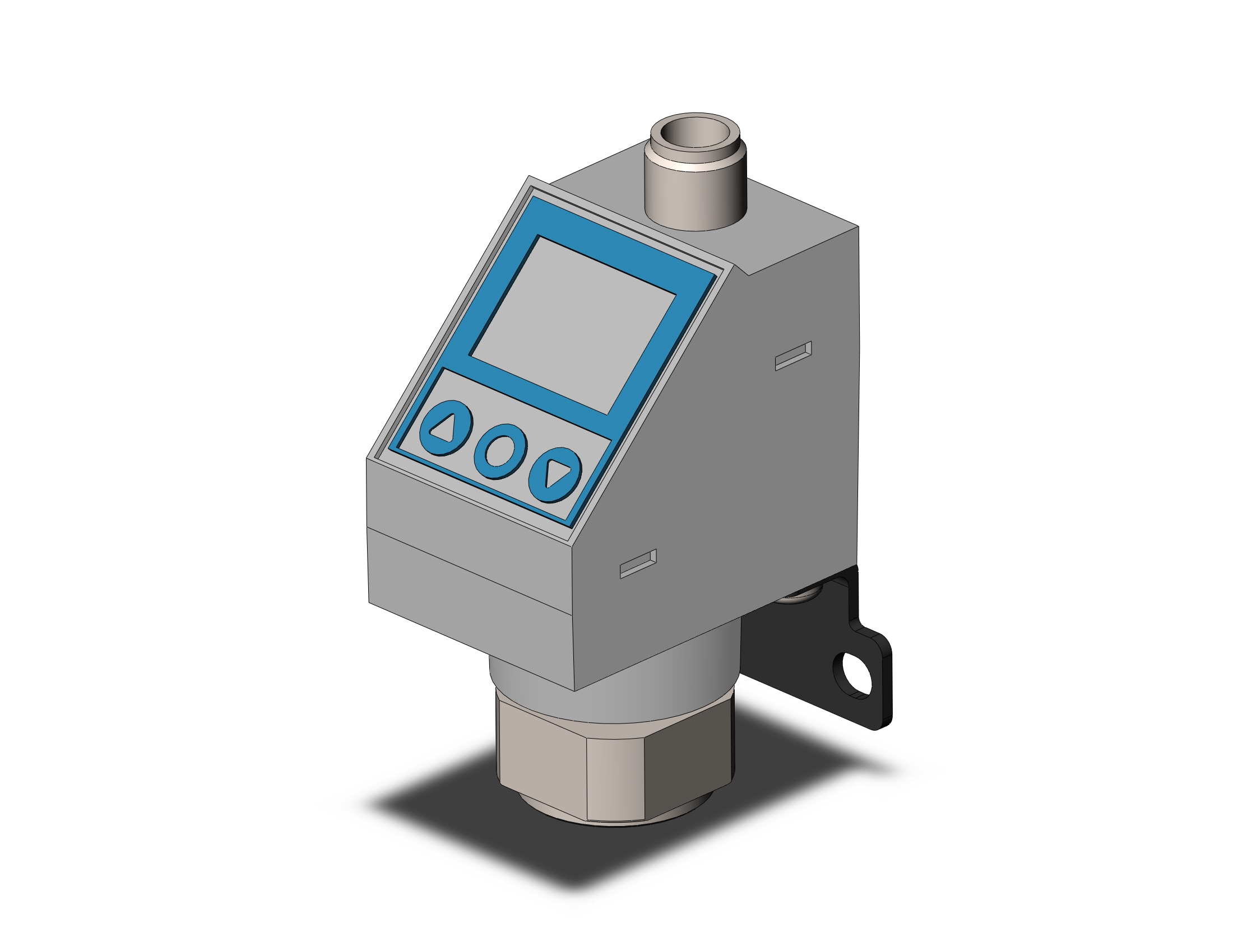 SMC ISE70-N02-L2-BK two color digital pressure switch, PRESSURE SWITCH, ISE50-80