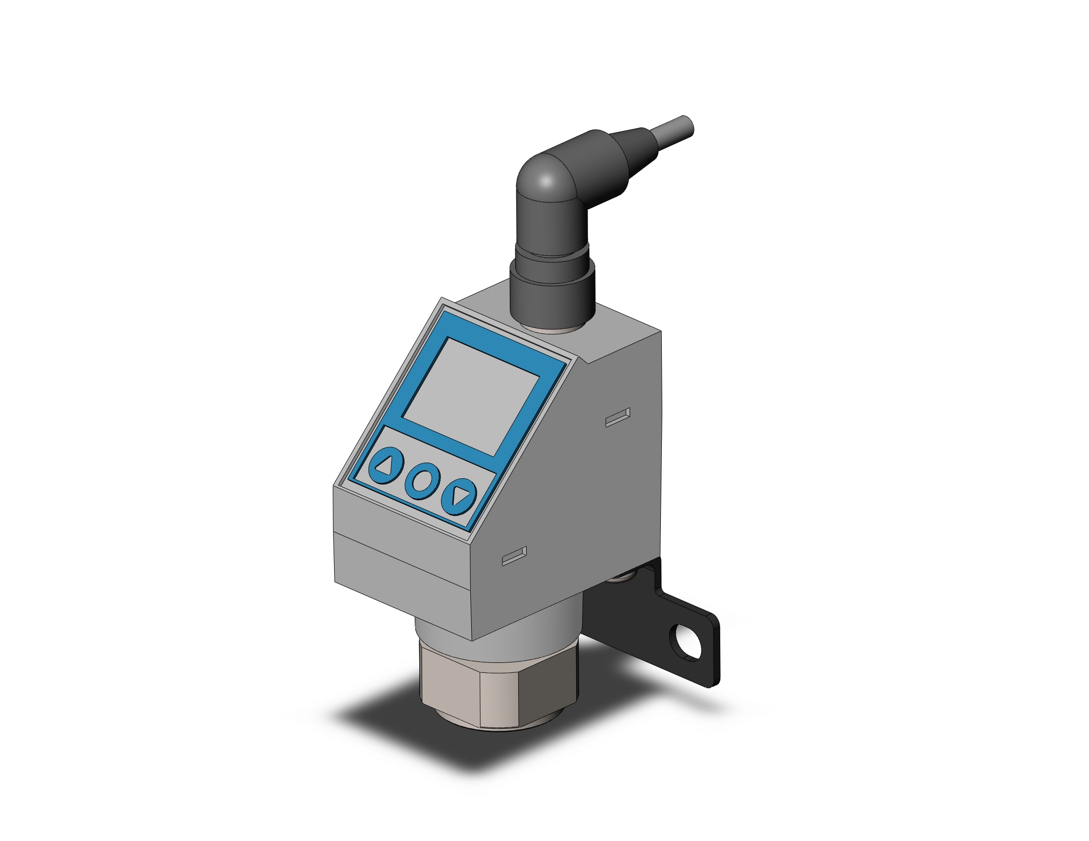 SMC ISE71-N02-L2-LA digital pressure switch, PRESSURE SWITCH, ISE50-80