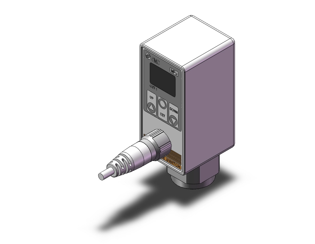 SMC ISE75H-N02-27-MS 2-color digital pressure switch for air, PRESSURE SWITCH, ISE50-80