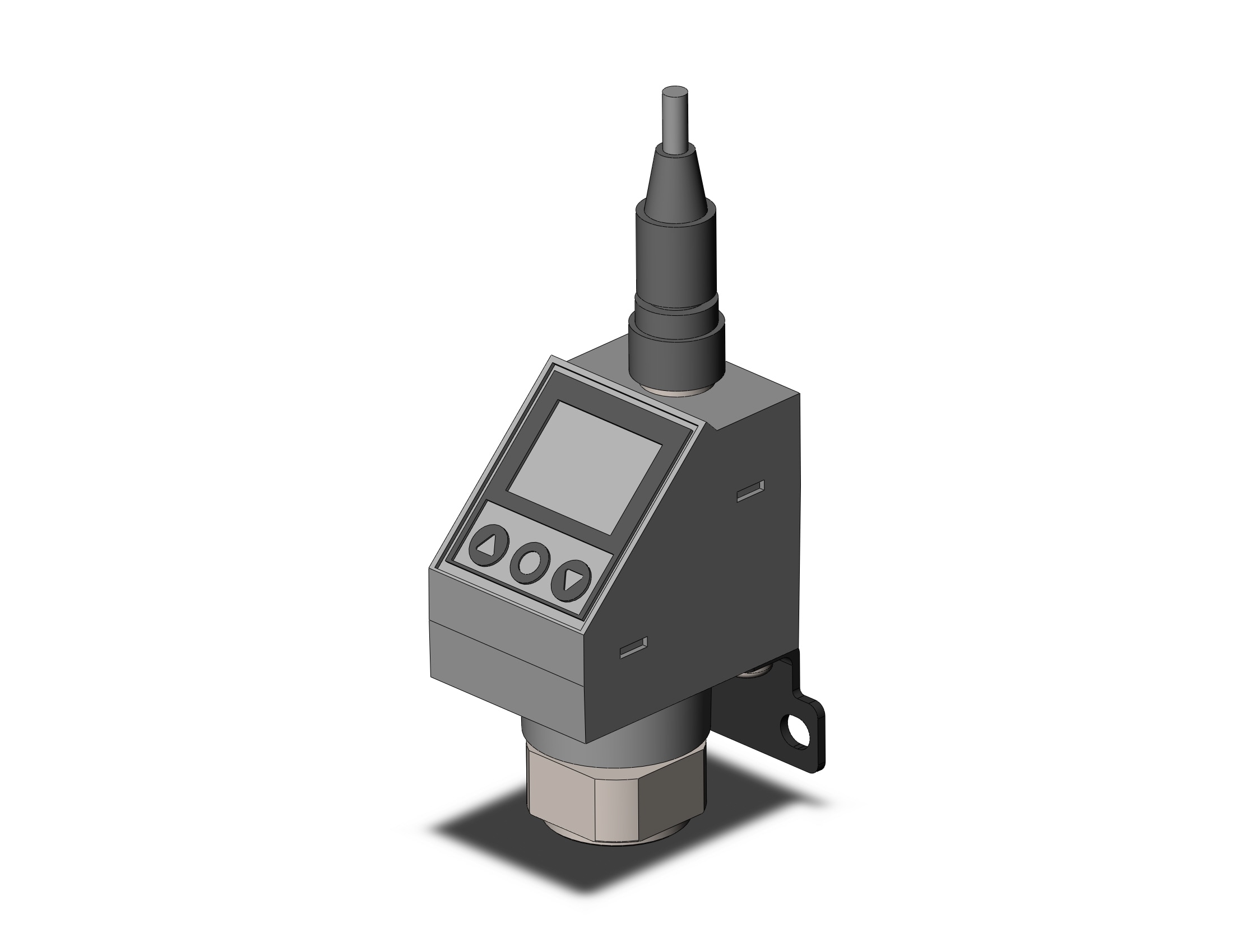 SMC ISE76G-02T-L2-SB 3 screen digital press switch for fluids, PRESSURE SWITCH, ISE50-80