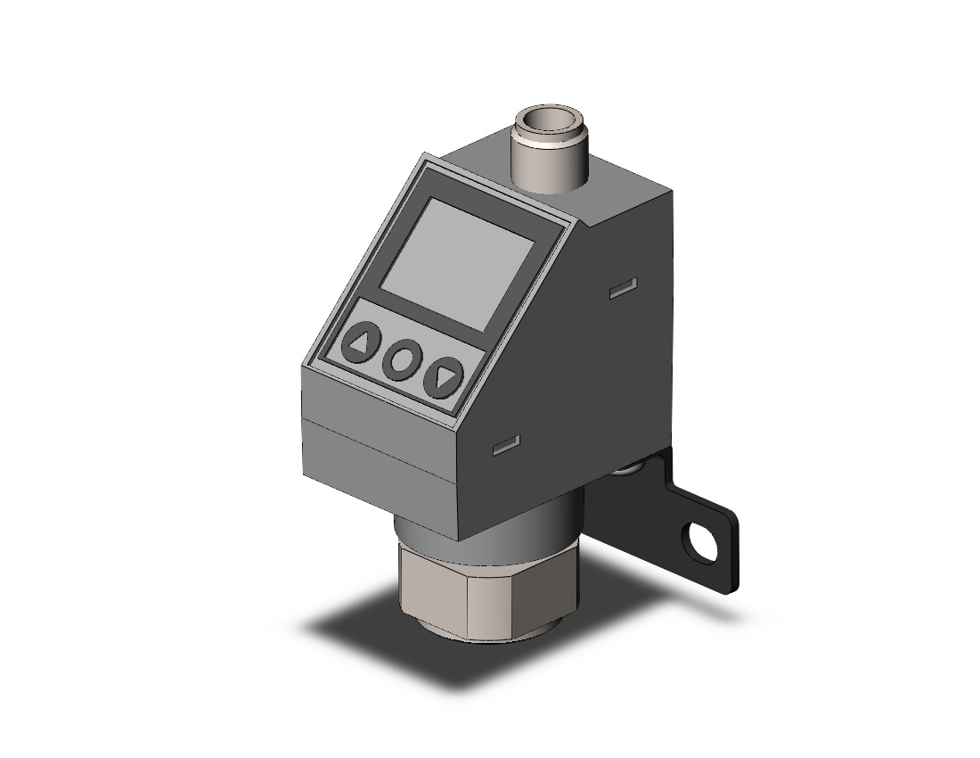 SMC ISE77G-F02-L2-A 3 screen dig pressure switch for fluids, PRESSURE SWITCH, ISE50-80