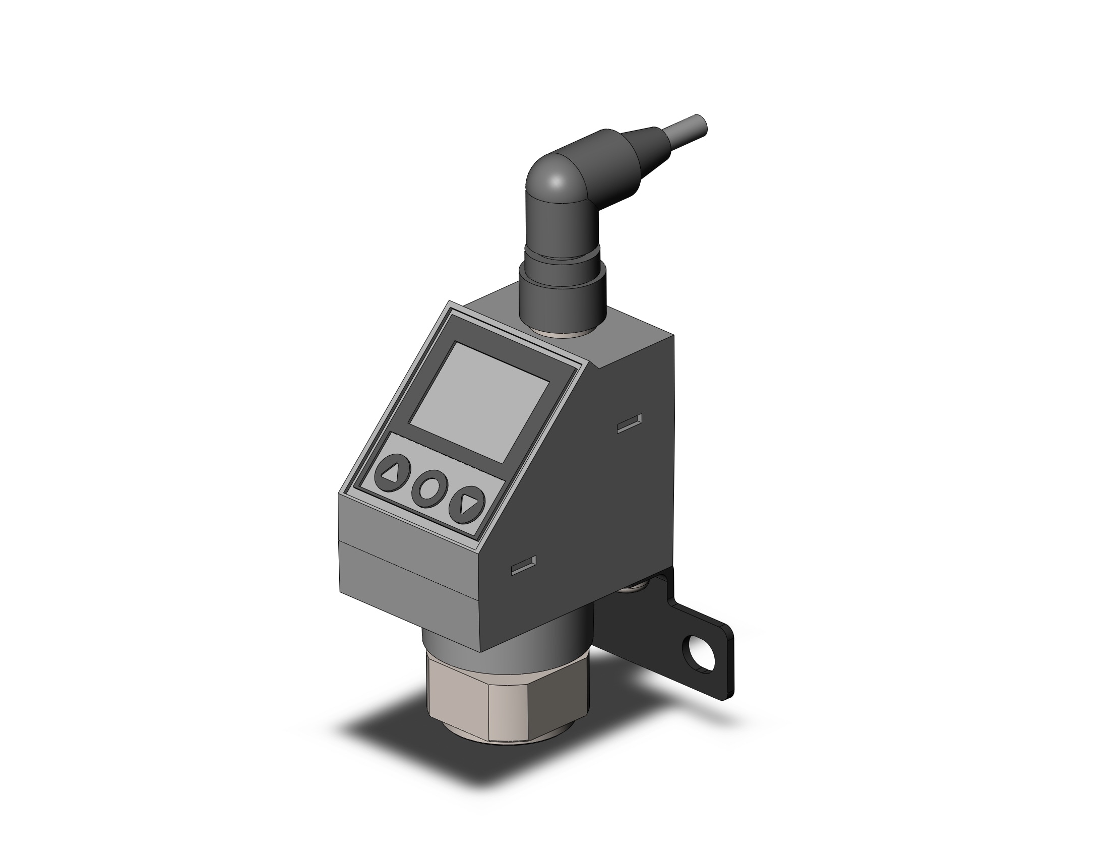 SMC ISE77G-N02-L2-LA digital pressure switch, PRESSURE SWITCH, ISE50-80