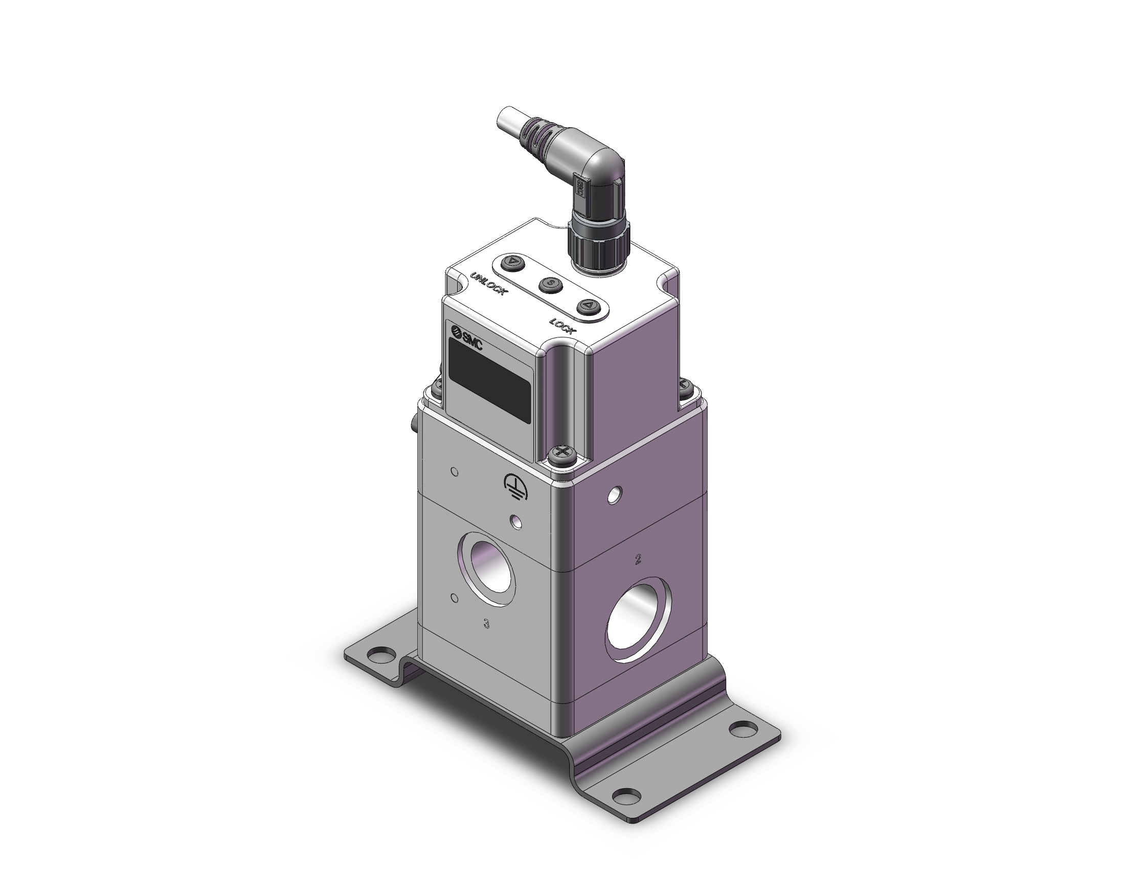 SMC ITVH2020-01N3BL4 regulator, e/p, IT2000/ITV2000 E/P REGULATOR