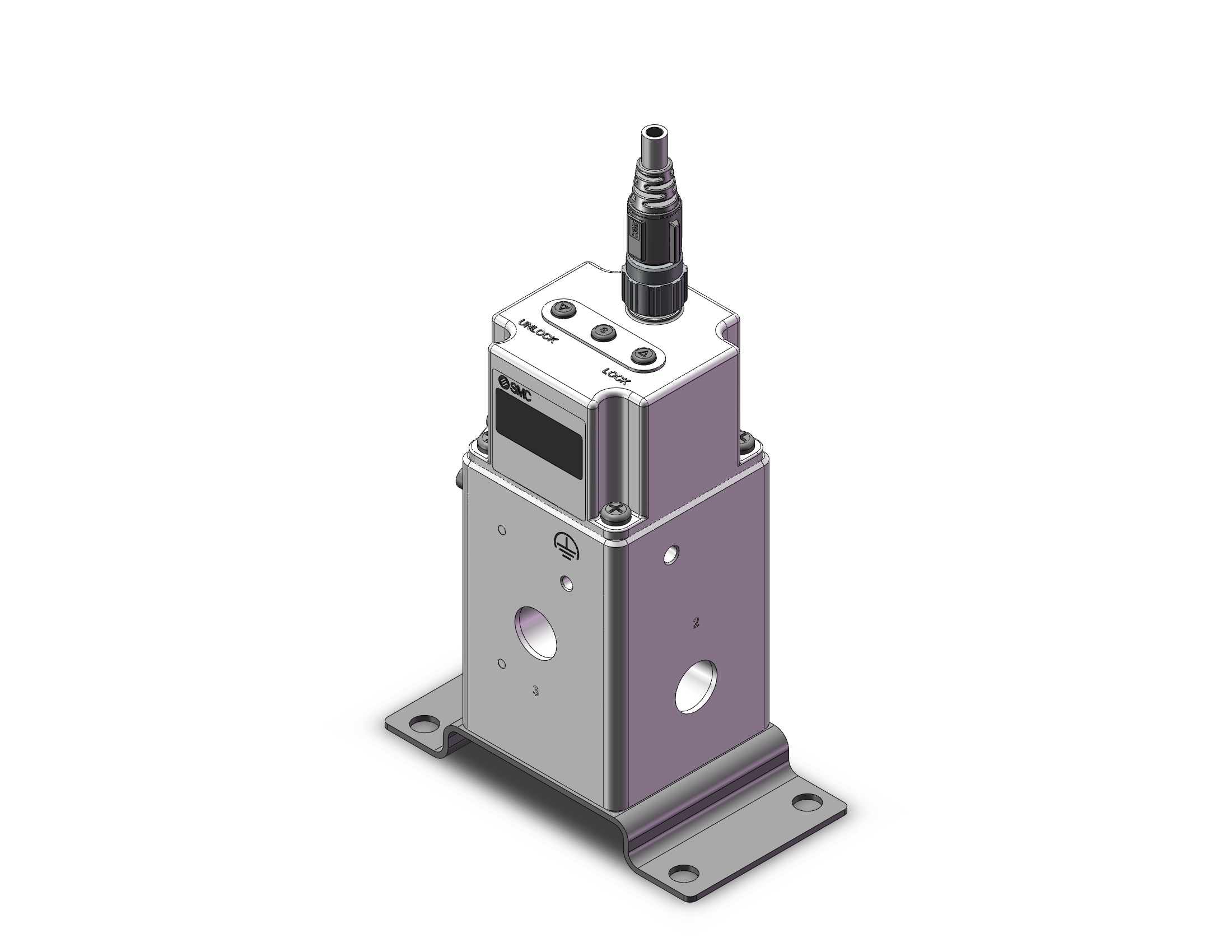 SMC ITVH2020-04N2BS3 regulator e/p, IT2000/ITV2000 E/P REGULATOR