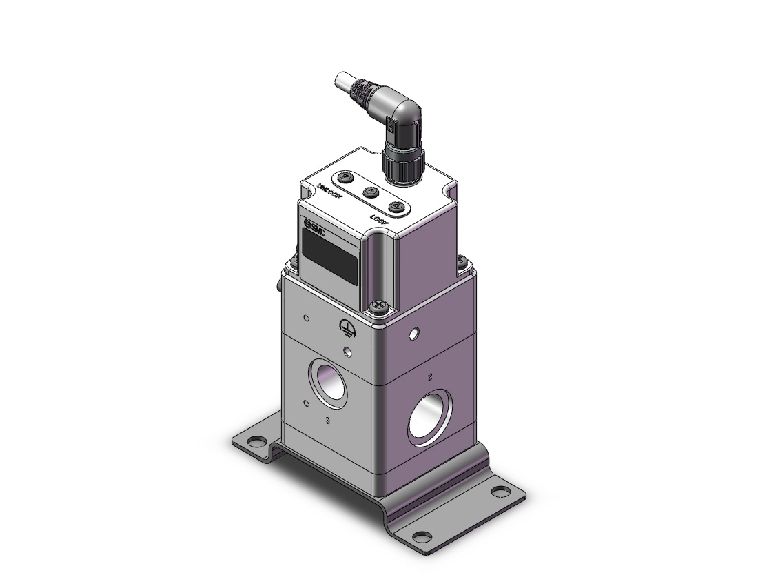 SMC ITVH2020-04N3BL4 regulator, e/p, IT2000/ITV2000 E/P REGULATOR