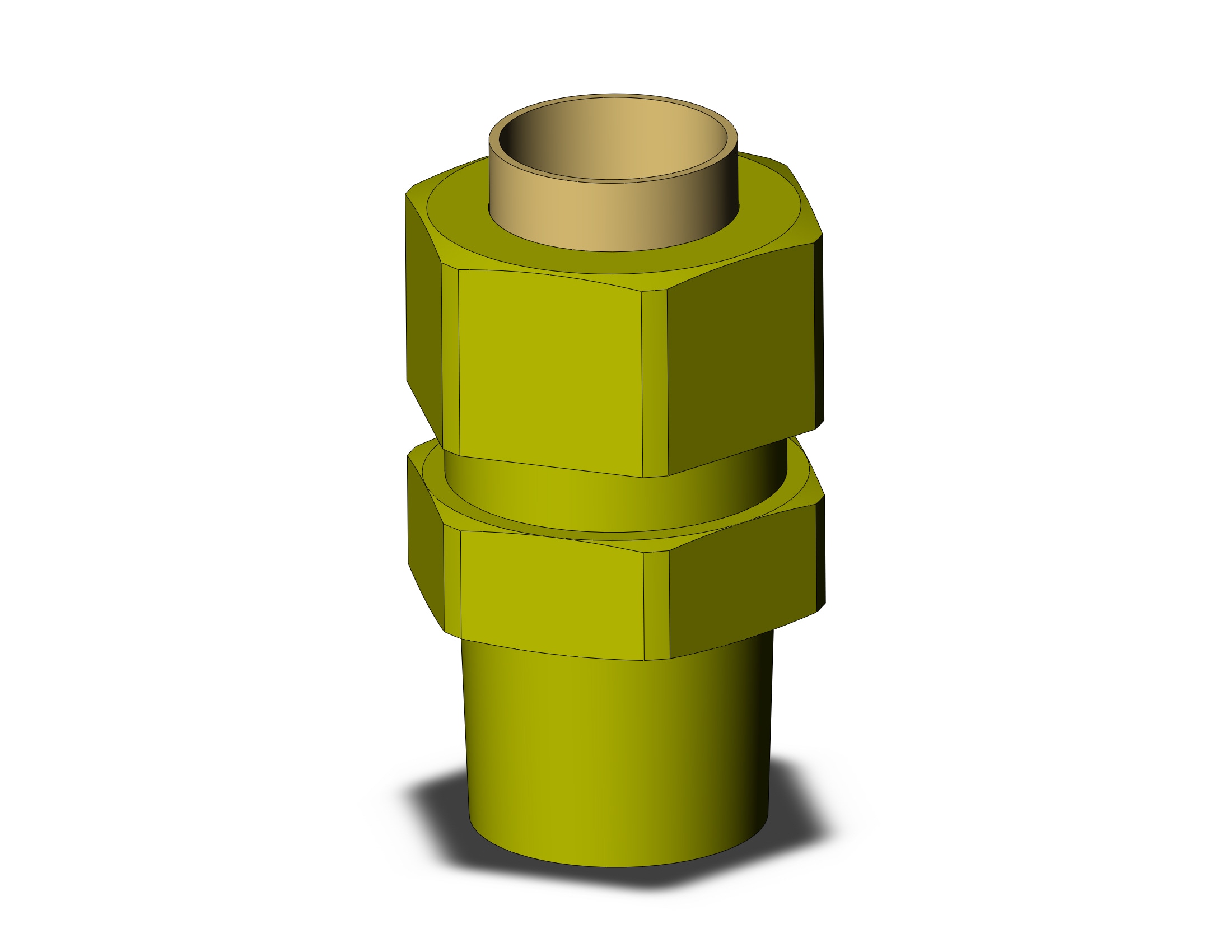 SMC KFH10B-02S fitting, male connector, INSERT FITTING