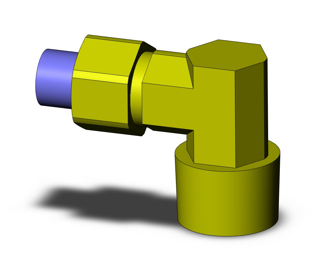 SMC KFL08N-03S fitting, male elbow, KF INSERT FITTINGS