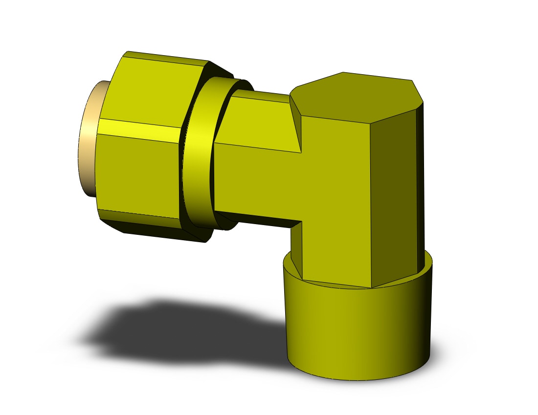 SMC KFL12B-03 fitting, male elbow, KF INSERT FITTINGS