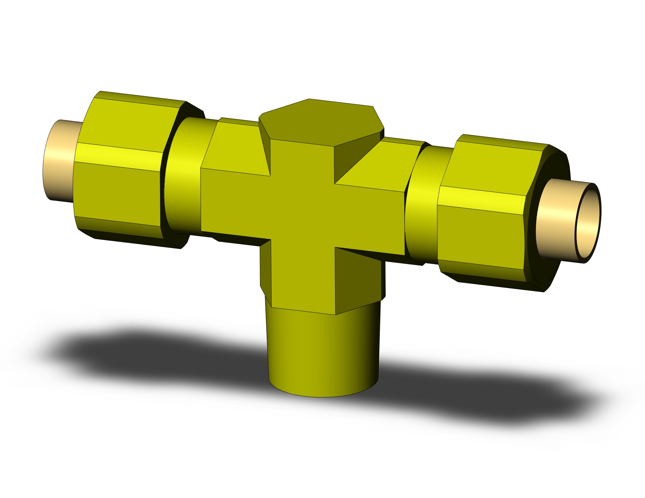 SMC KFT06B-01S fitting, branch tee, INSERT FITTING