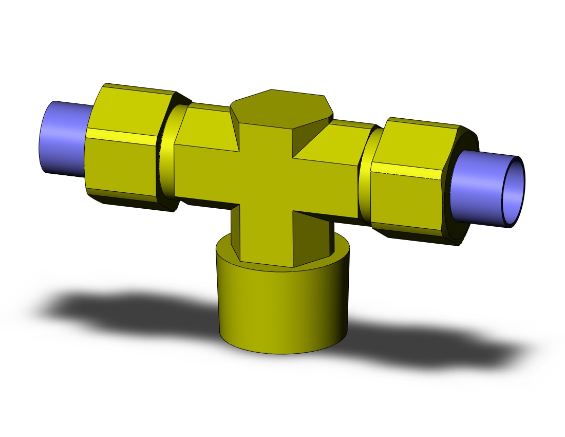 SMC KFT08U-03S fitting, branch tee, INSERT FITTING